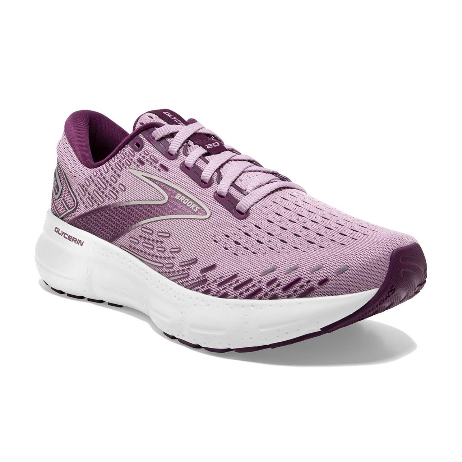 Tenis Brooks Glycerin 20 Mujer Road Running Supinador
