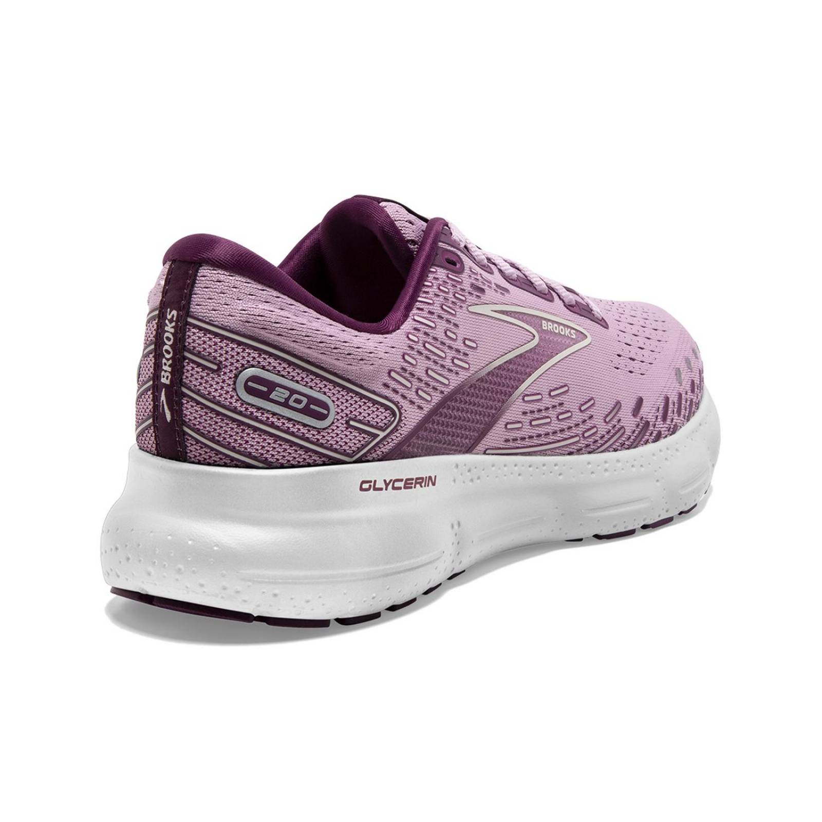Tenis Brooks Glycerin 20 Mujer Road Running Supinador