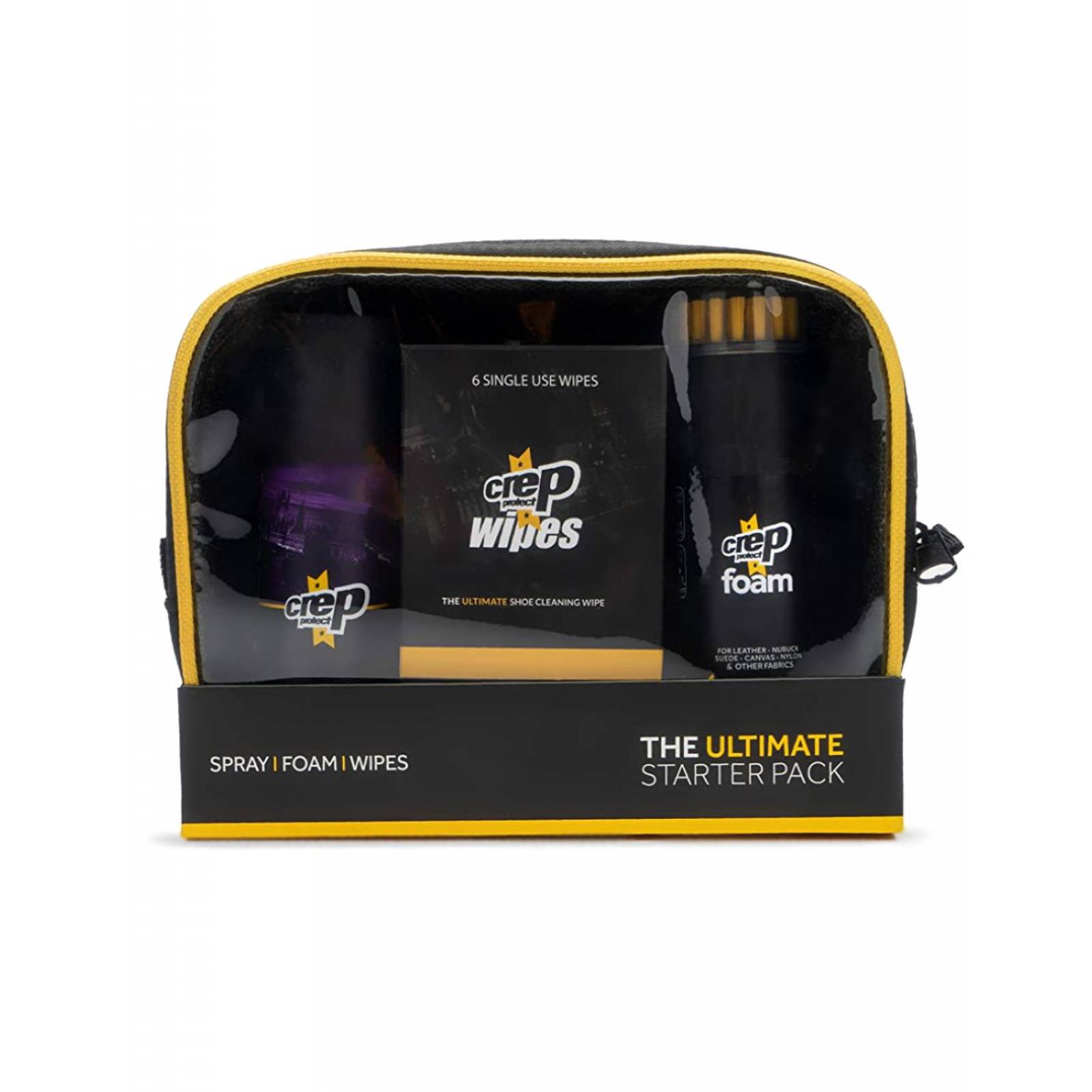 Kit de Limpieza Crep Protect Starter Pack Zapato Tenis Cuero Nubuck