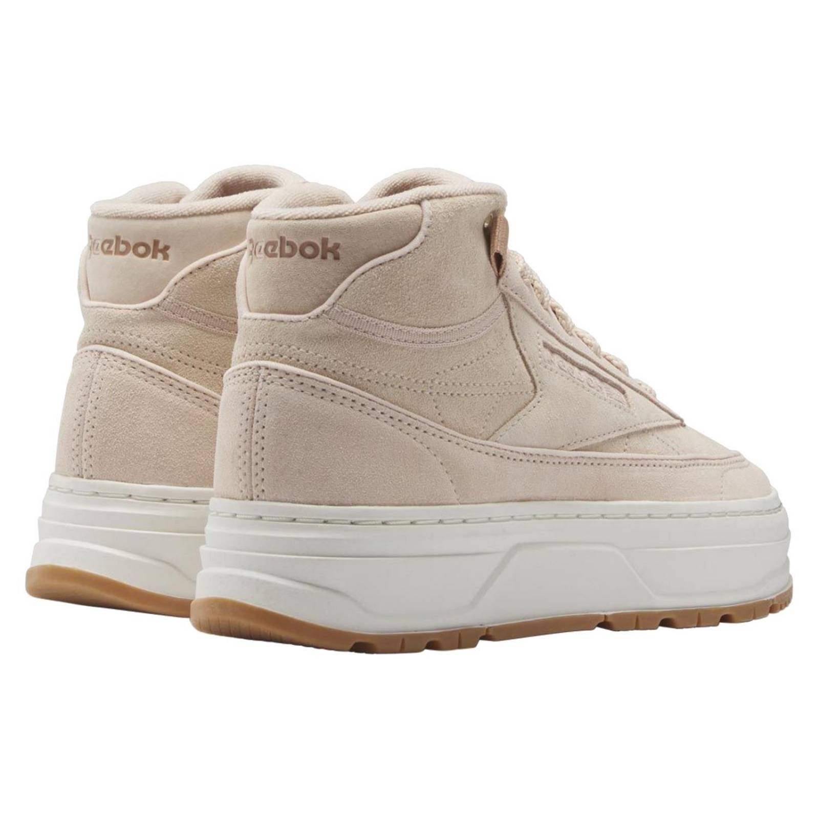 Tenis Reebok Club C Geo Mid Mujer Casual Moda Caminar 