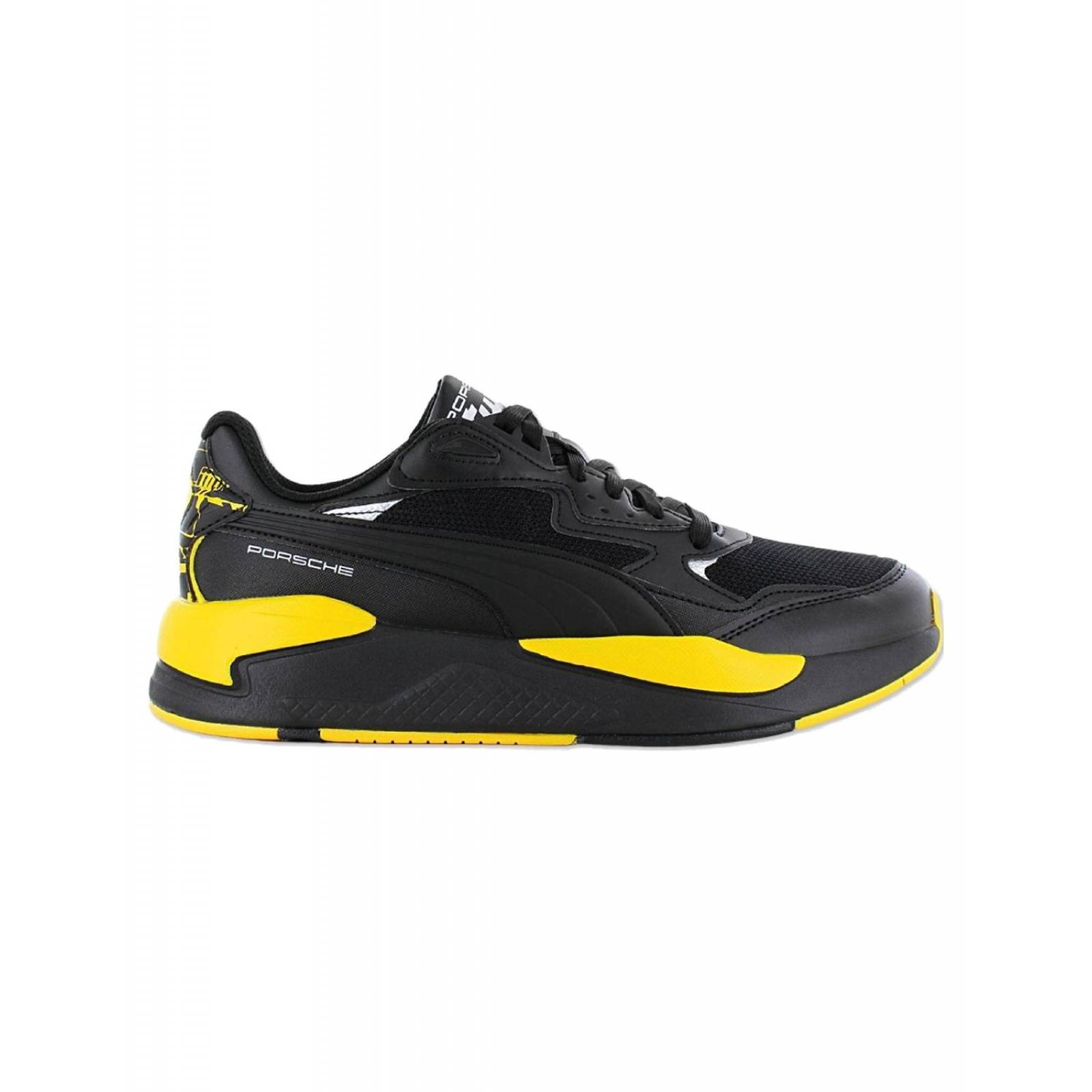 TENIS PUMA MOTOSPORT X-RAY PARA NIÑO COLOR NEGRO AZUL ROJO