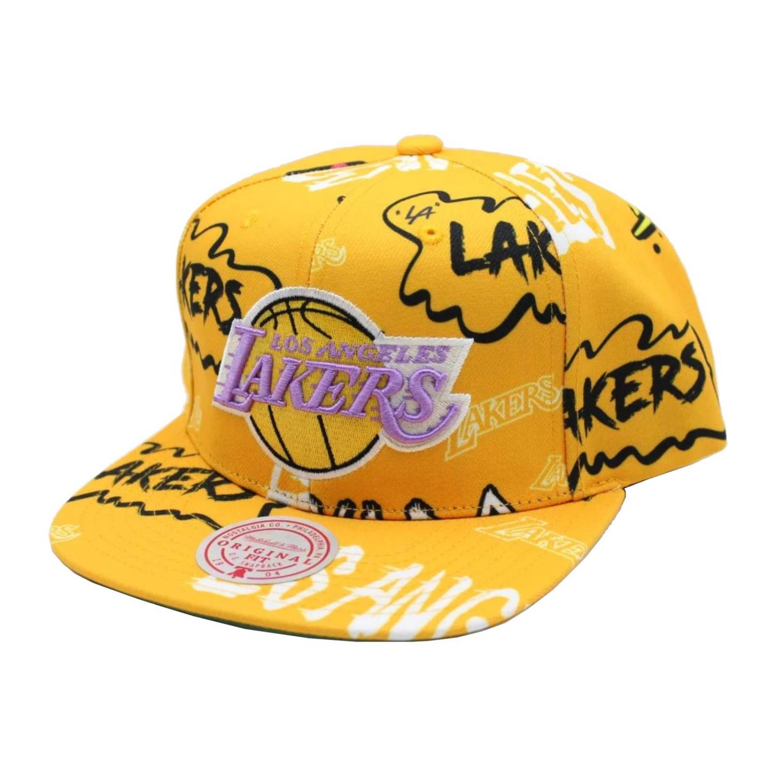 Gorra Mitchell & Ness Los Angeles Lakers Sticker Pack Basquetbol NBA 
