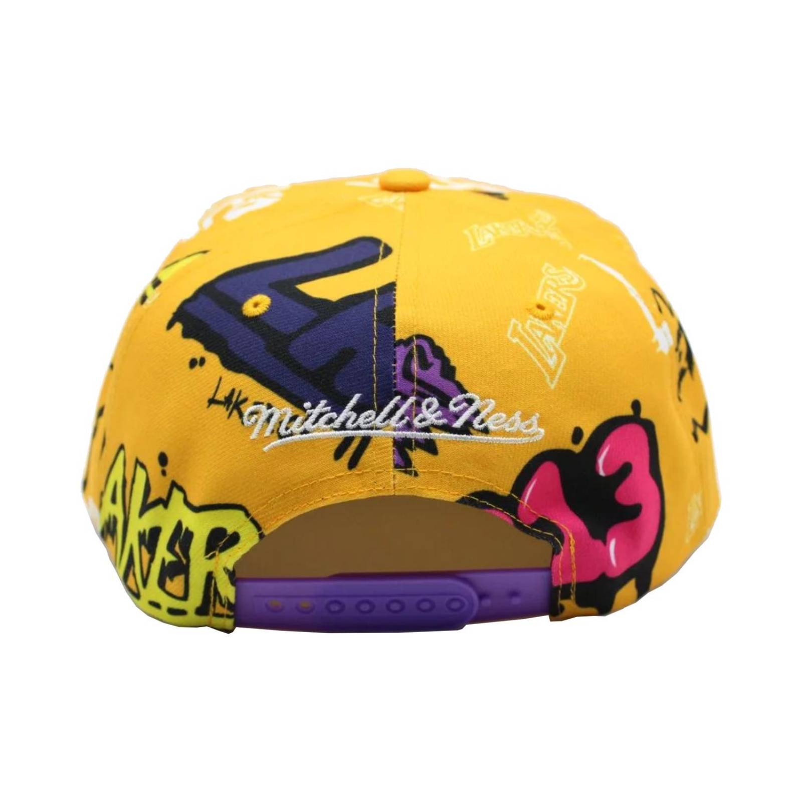 Gorra Mitchell & Ness Los Angeles Lakers Sticker Pack Basquetbol NBA 