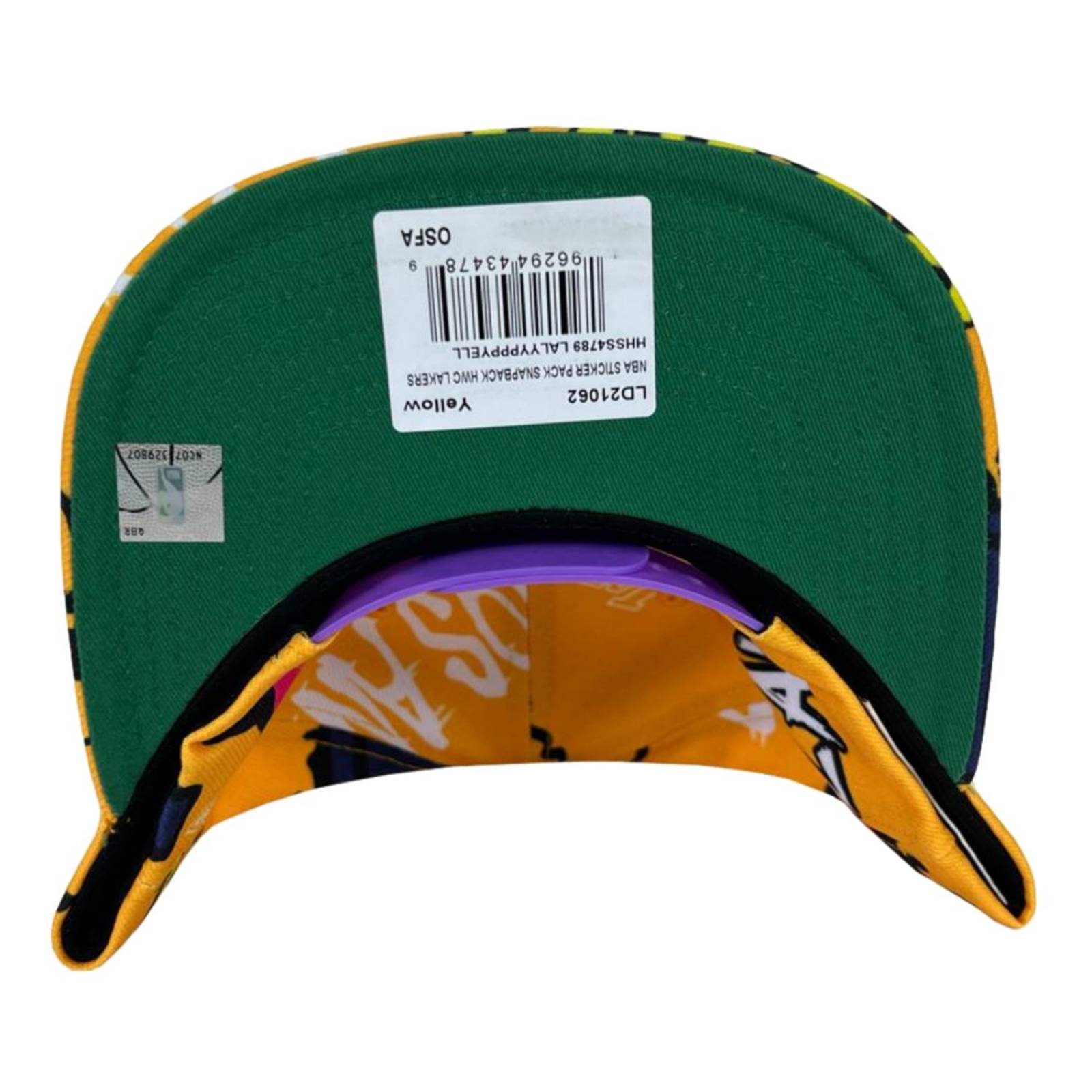 Gorra Mitchell & Ness Los Angeles Lakers Sticker Pack Basquetbol NBA 