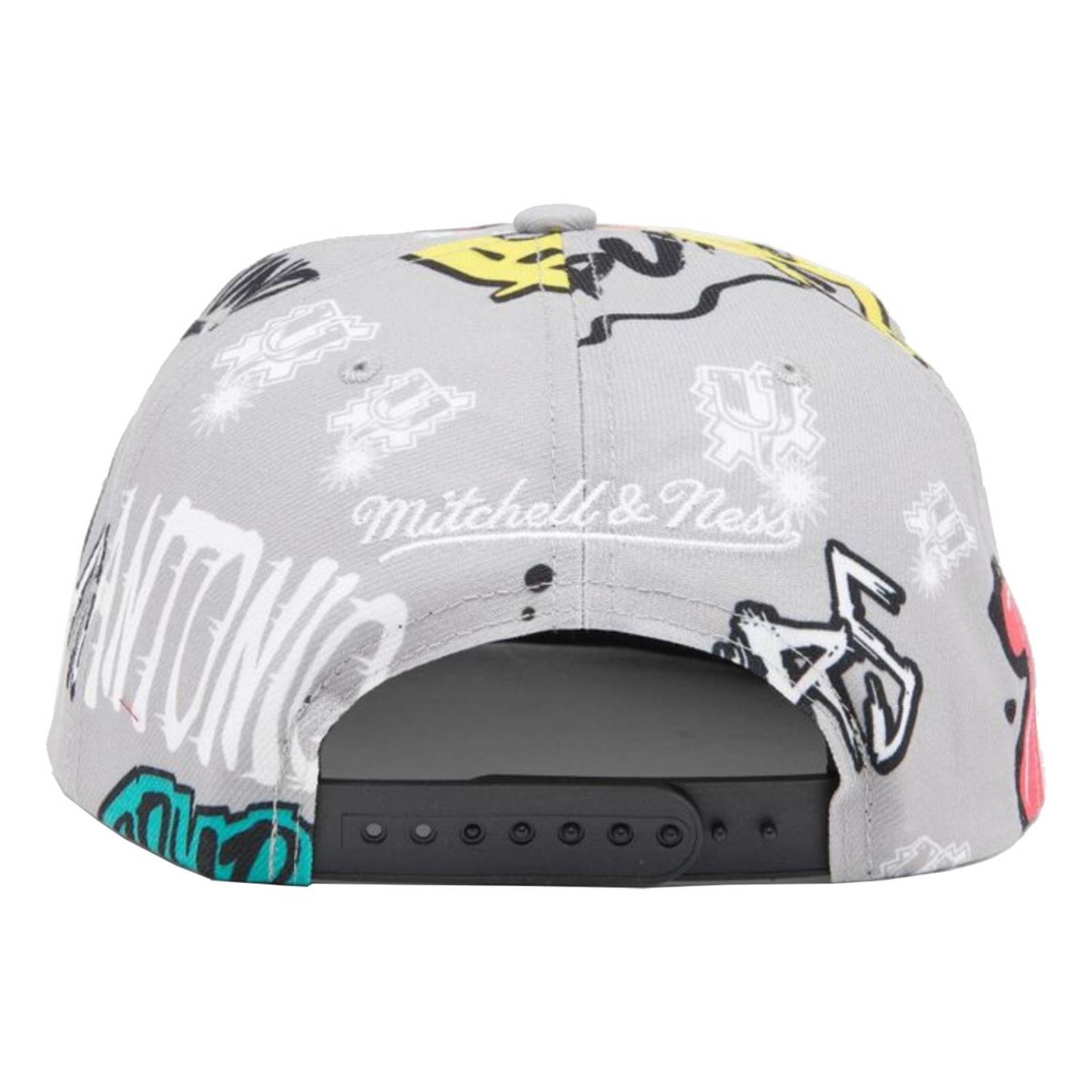 Gorra Mitchell & Ness San Antonio Spurs Sticker Pack Basquetbol NBA