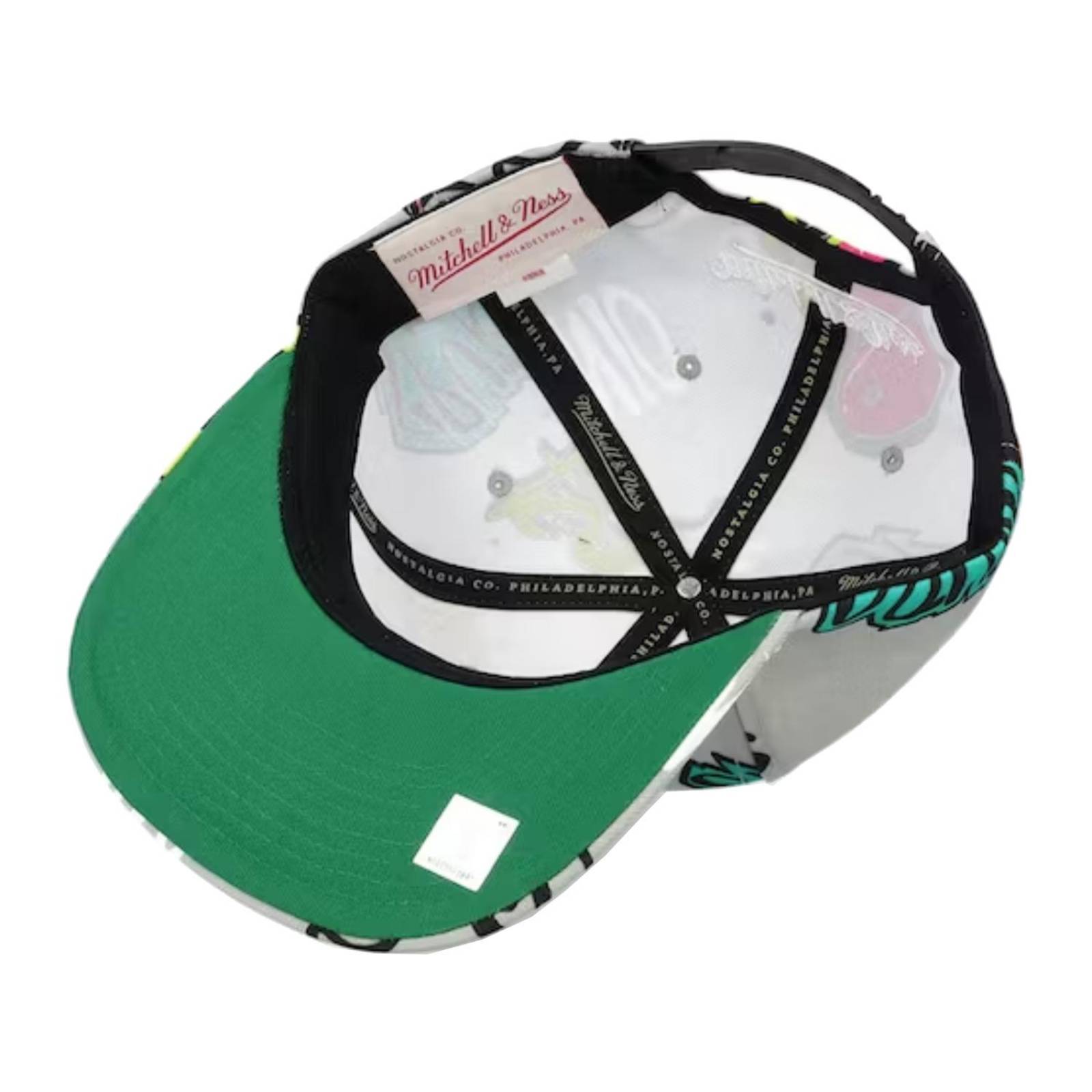 Gorra Mitchell & Ness San Antonio Spurs Sticker Pack Basquetbol NBA