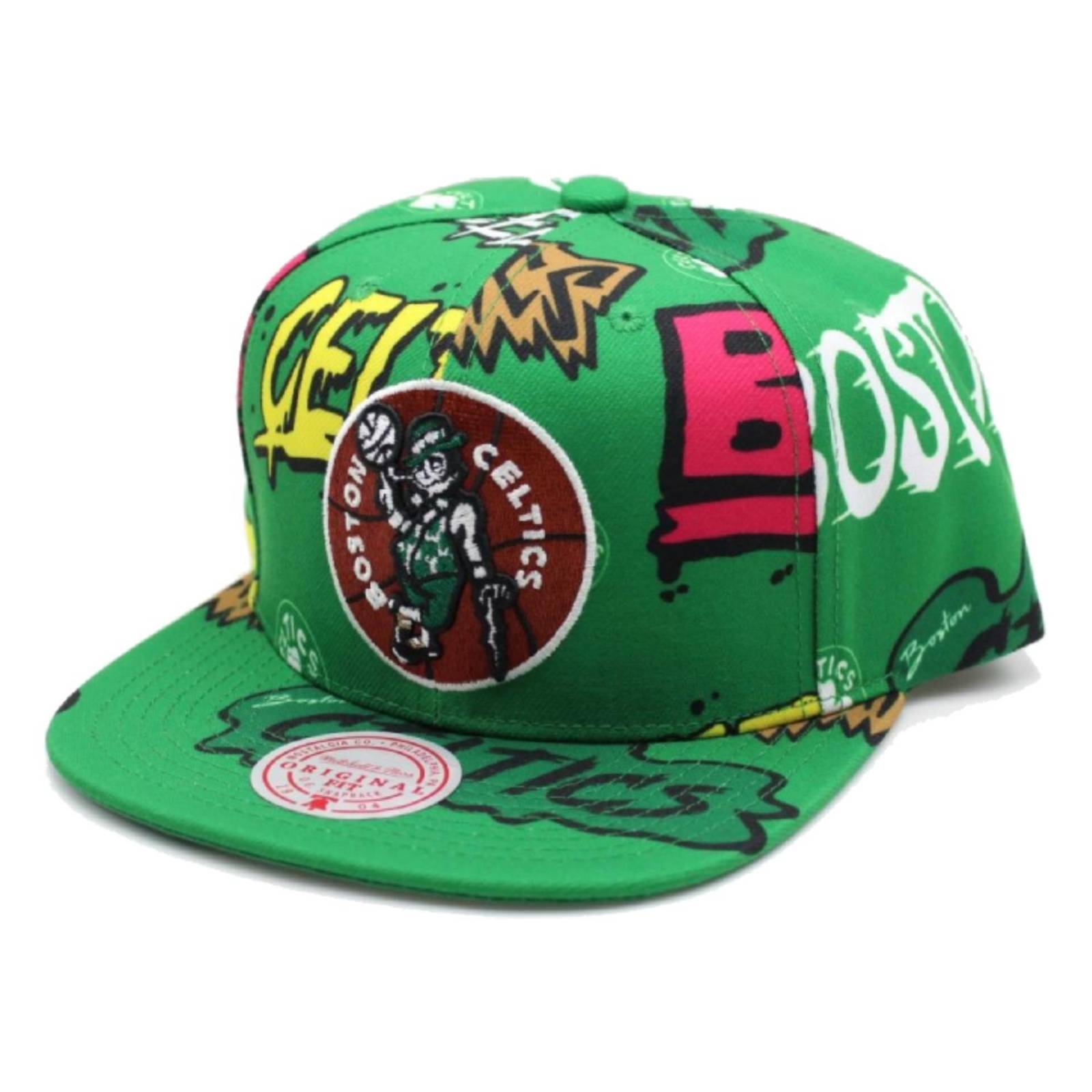 Gorra Mitchell & Ness Boston Celtics Sticker Pack Basquetbol NBA 