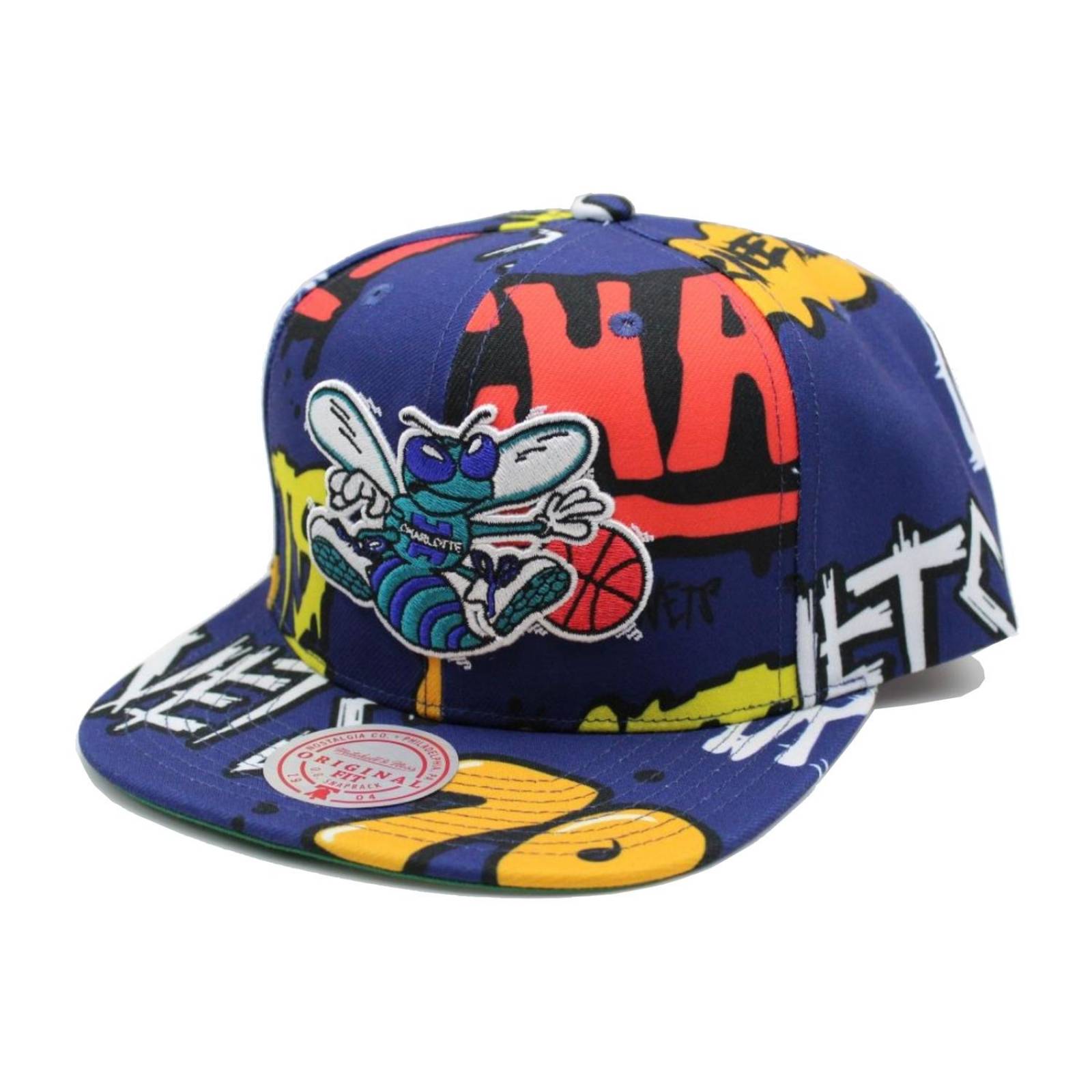 Gorra Mitchell & Ness Charlotte Hornets Sticker Pack Basquetbol NBA