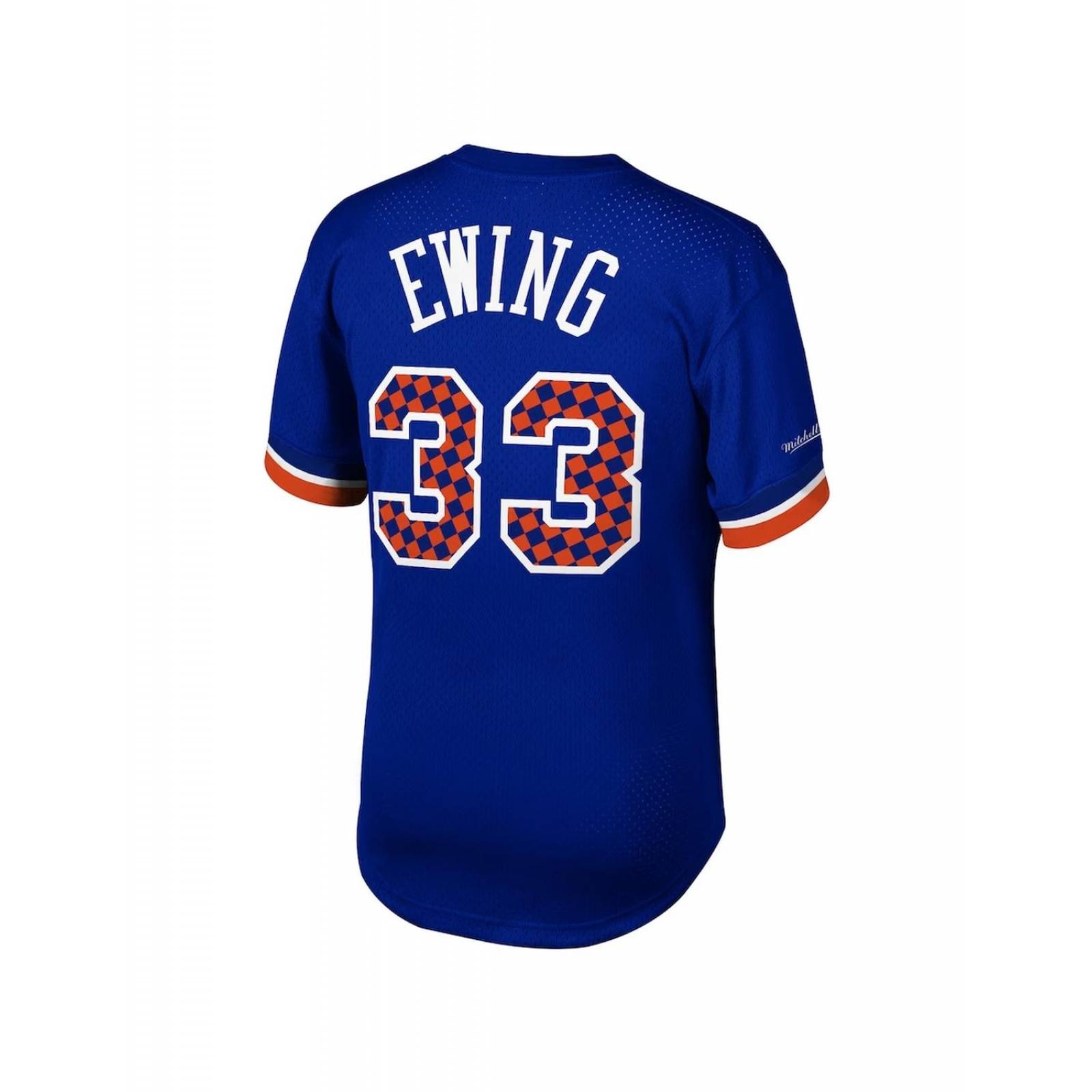Jersey Mitchell and Ness Mesh Crewneck New York Knicks Patrick Ewing .