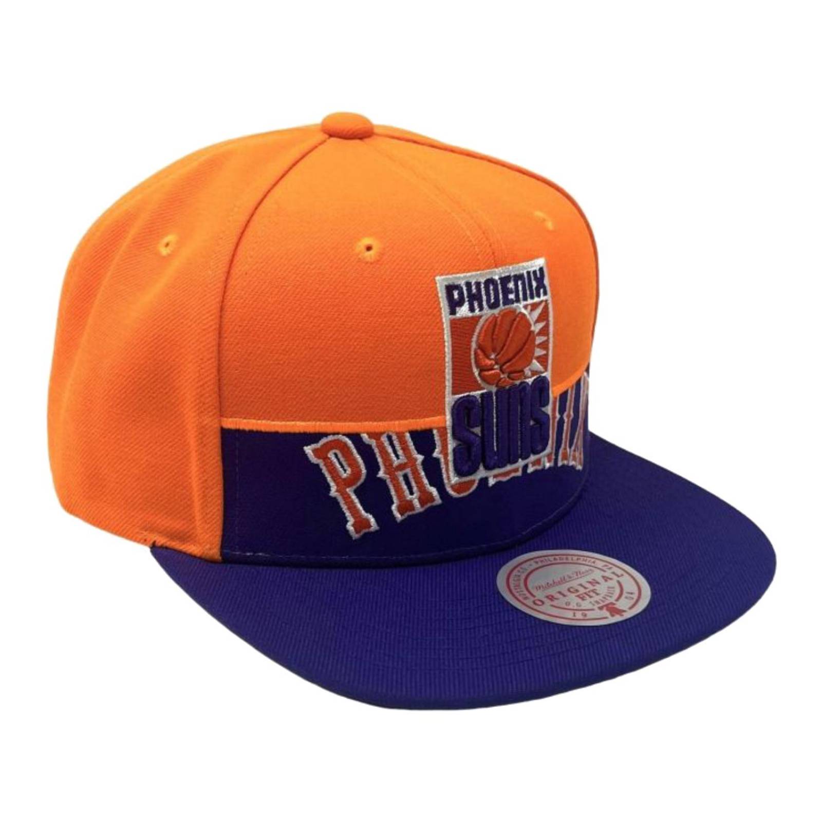 Gorra Mitchell & Ness Phoenix Suns Half N Half Basquetbol NBA .