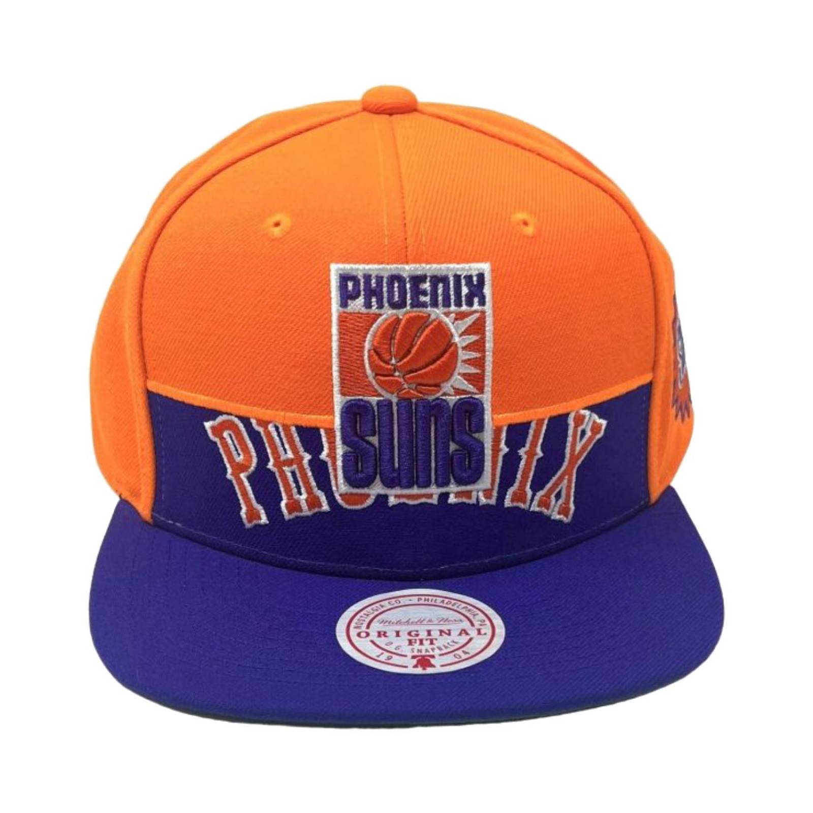 Gorra Mitchell & Ness Phoenix Suns Half N Half Basquetbol NBA .