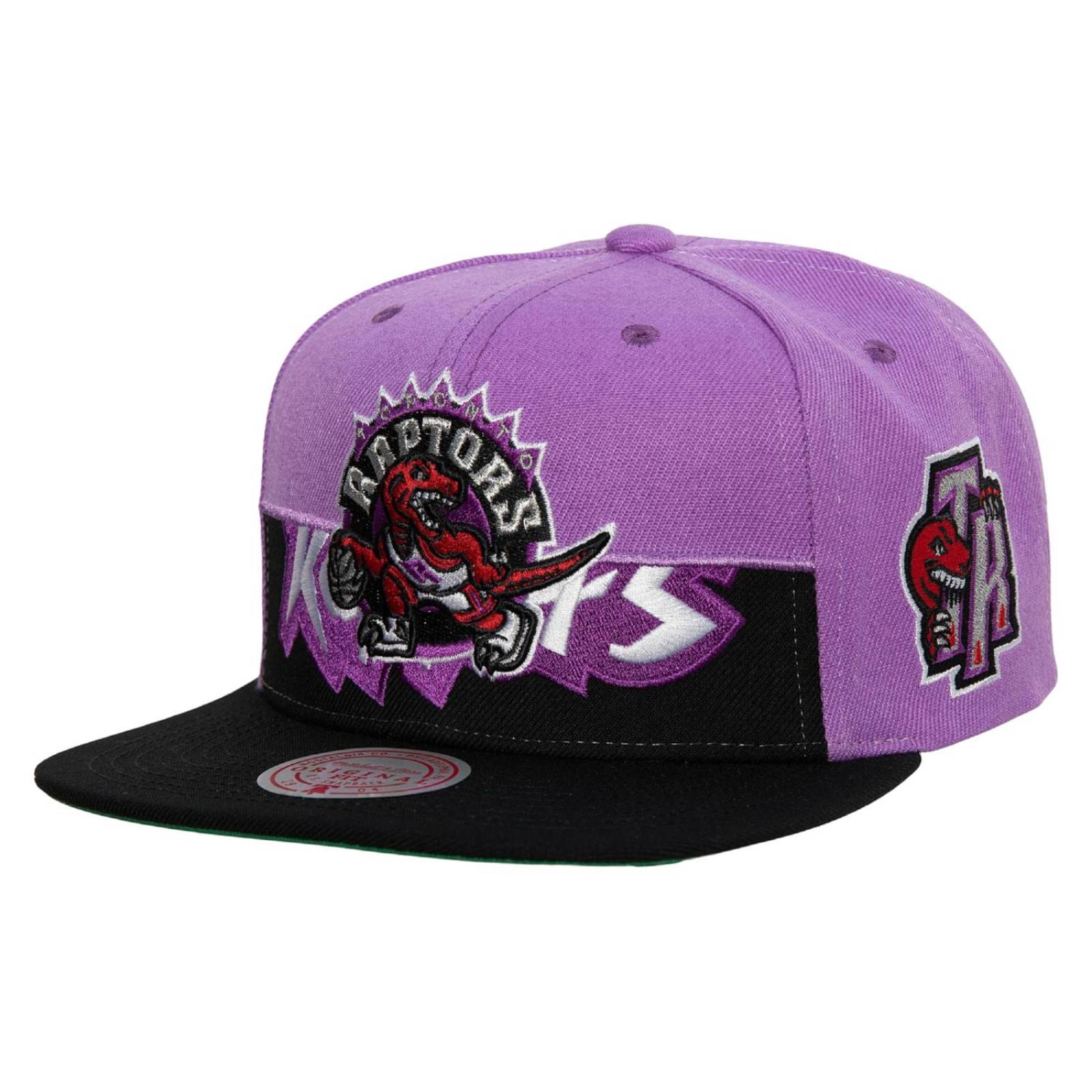 Gorra Mitchell & Ness Toronto Raptors Half N Half Basquetbol NBA 