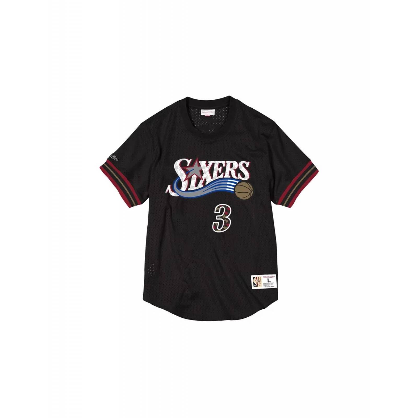 Chaqueta de baloncesto Mitchell & Ness Philadelphia 76ers | Atmósfera Sport Chaqueta de baloncesto Mitchell & Ness Philadelphia 76ers | Atmósfera Sport