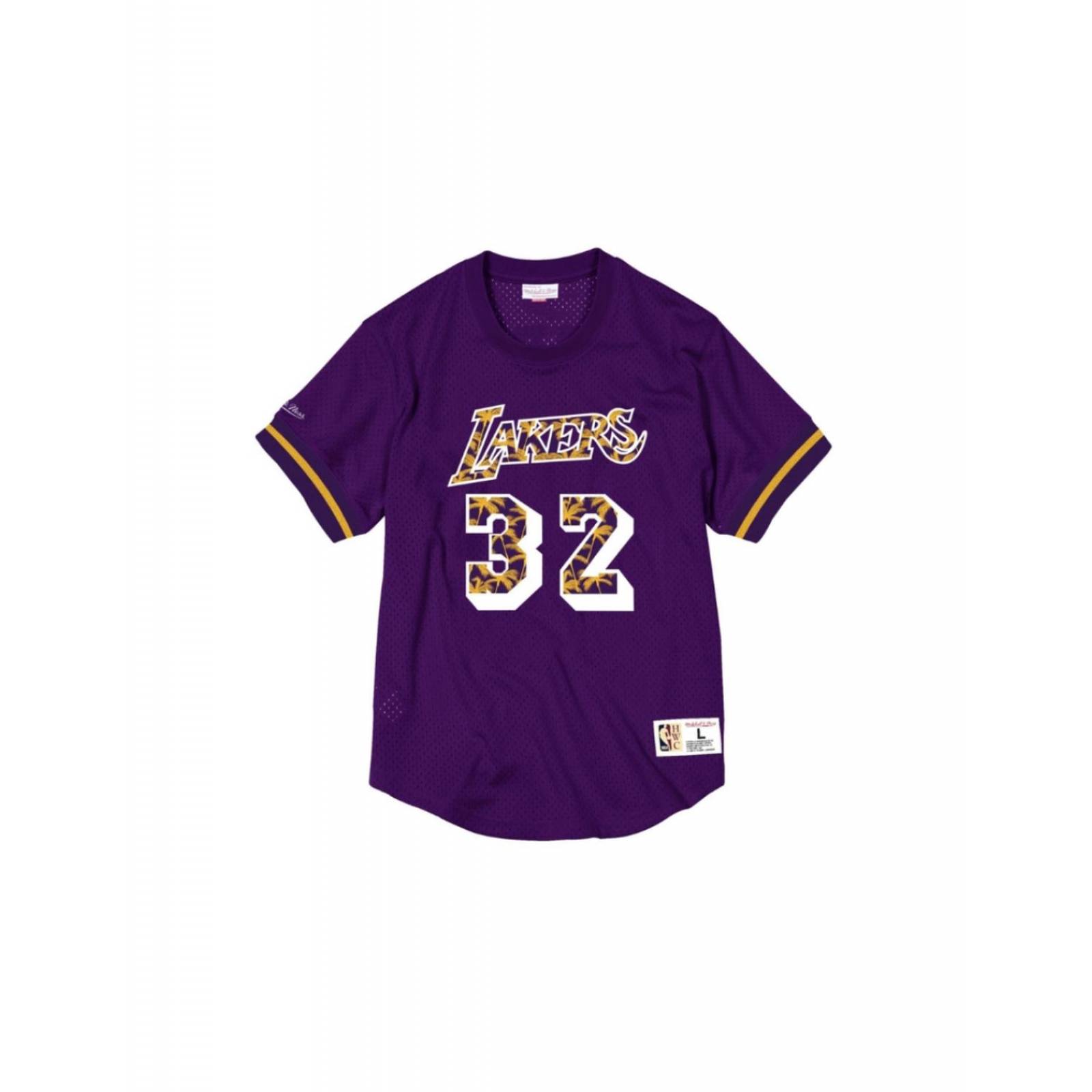 Jersey Mitchell & Ness Mesh Crewneck Los Angeles Lakers Magic Johnson Current 