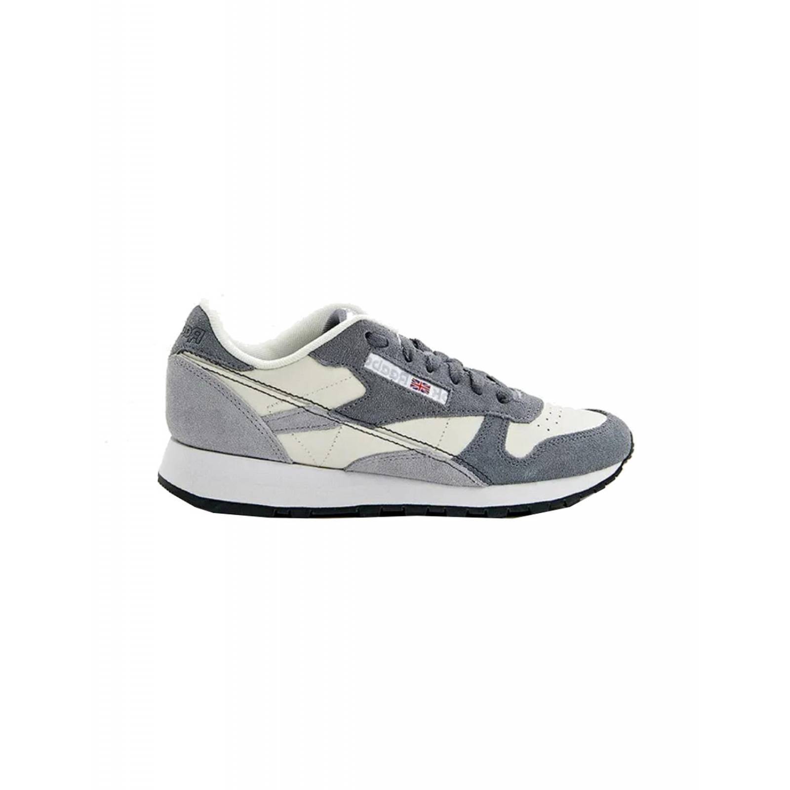 Tenis Reebok Classic Leather Gris Hombre Casual