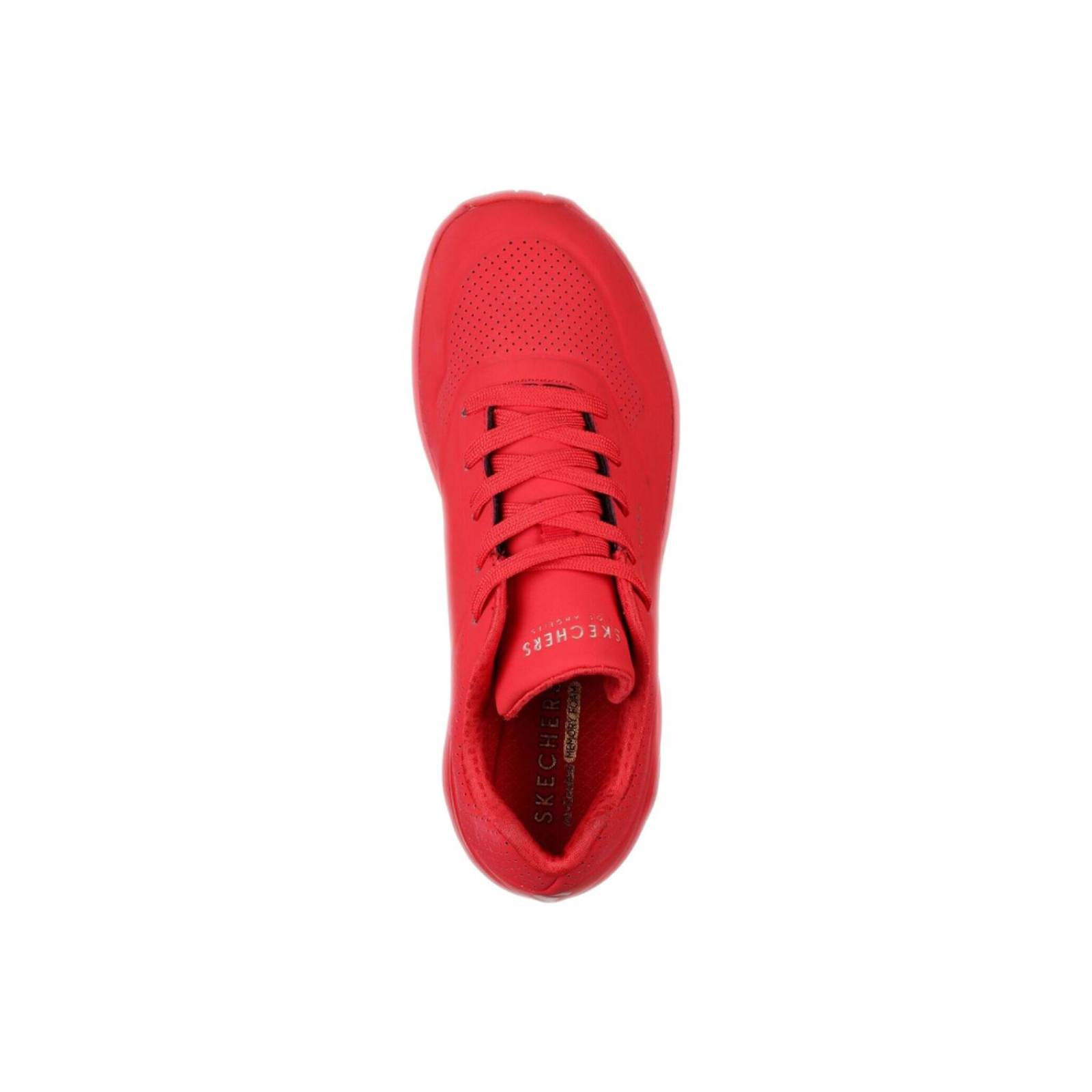 Tenis Skechers Uno Rojo Mujer Casual 