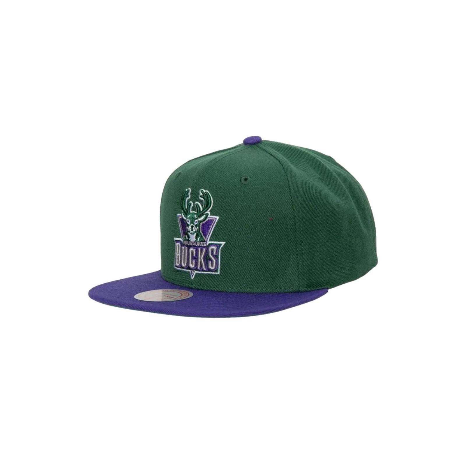 Gorra Mitchell & Ness Men's HWC Milwaukee Bucks 