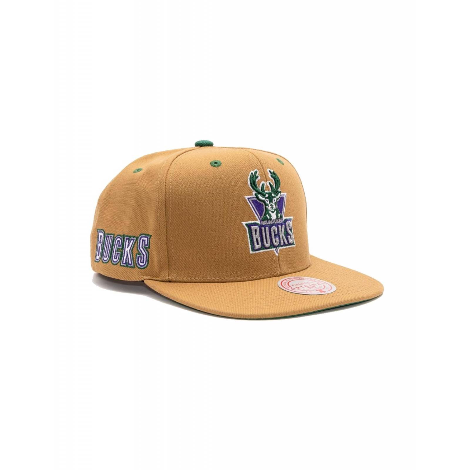 Gorra Mitchell & Ness Milwaukee Bucks Wheat NBA 