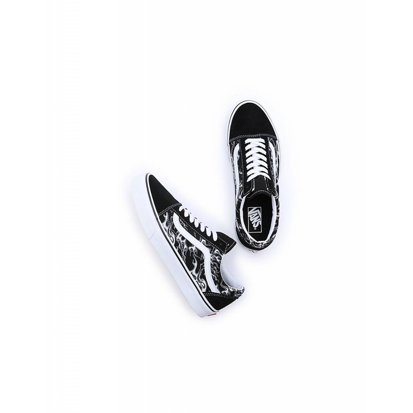 Tenis Vans Old Skool Flames Unisex Skate 