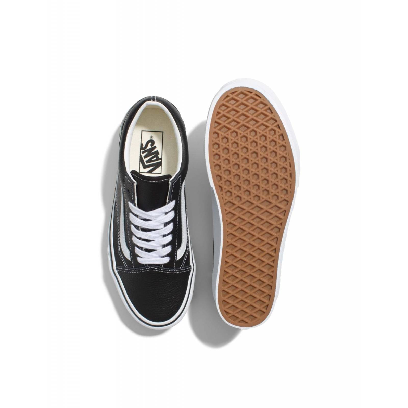 Tenis Vans Ua Old Skool Stackform Leather Mujer Casual 