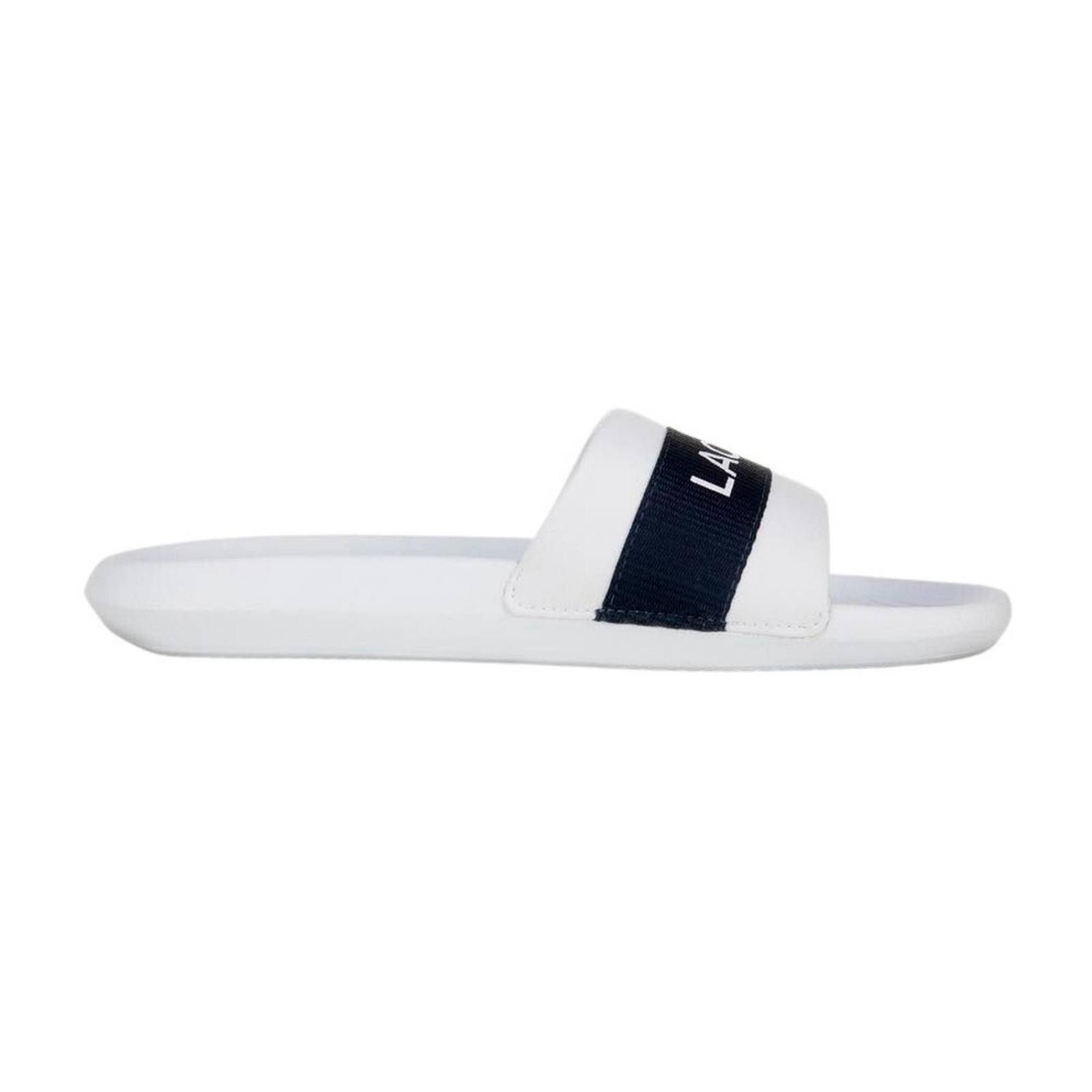 Sandalias Lacoste Croco Slide 0721 1 CMA White Hombre Casual 