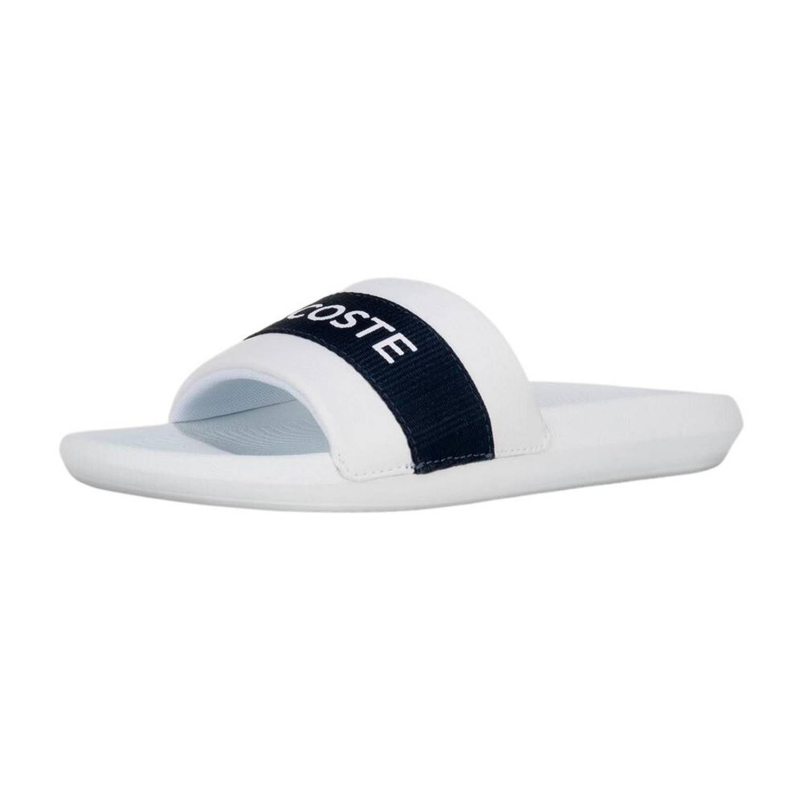 Sandalias Lacoste Croco Slide 0721 1 CMA White Hombre Casual 