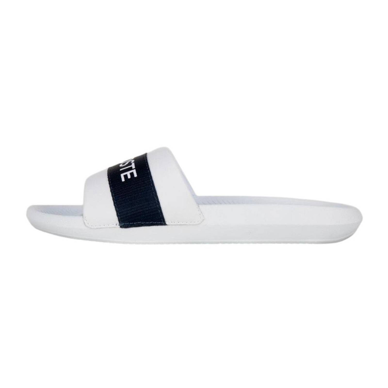 Sandalias Lacoste Croco Slide 0721 1 CMA White Hombre Casual 