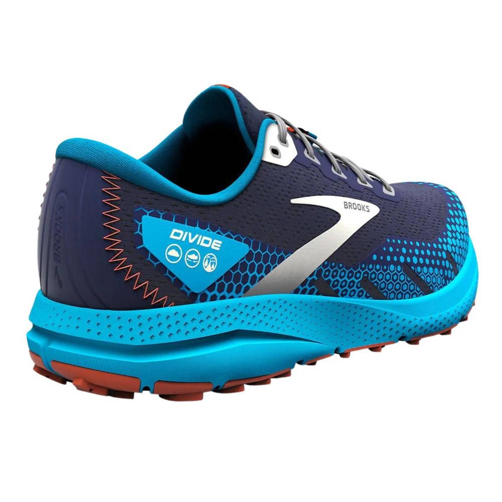 Tenis Brooks Divide 3 Hombre Blue Senderismo 