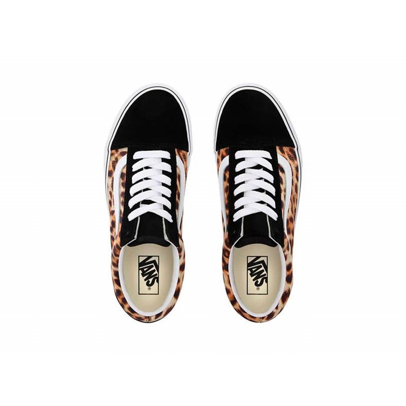 Tenis Vans Old Skool Leopard Unisex Casual Urbano Moderno 