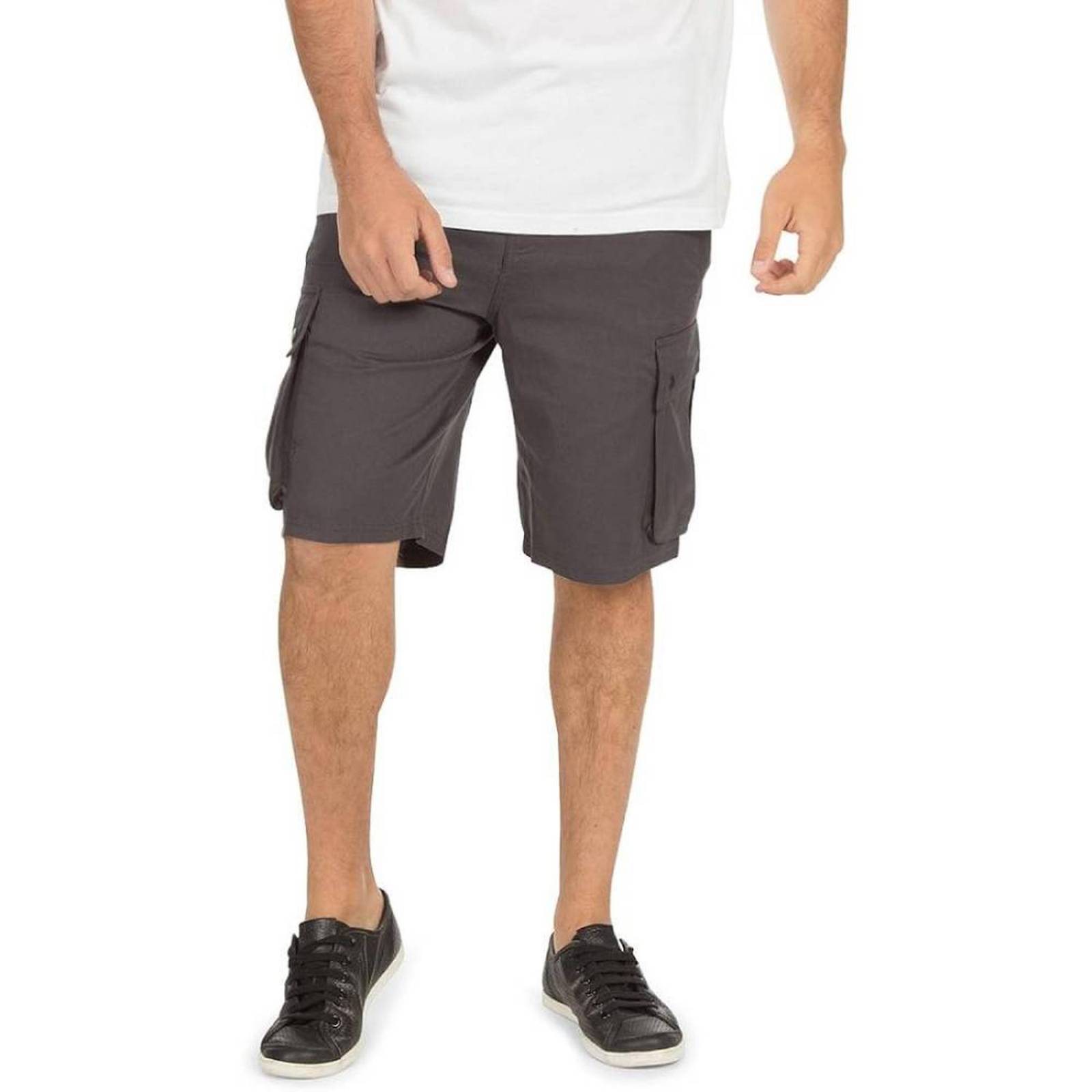 Short Alpine Crunch Verde Militar Hombre Casual 