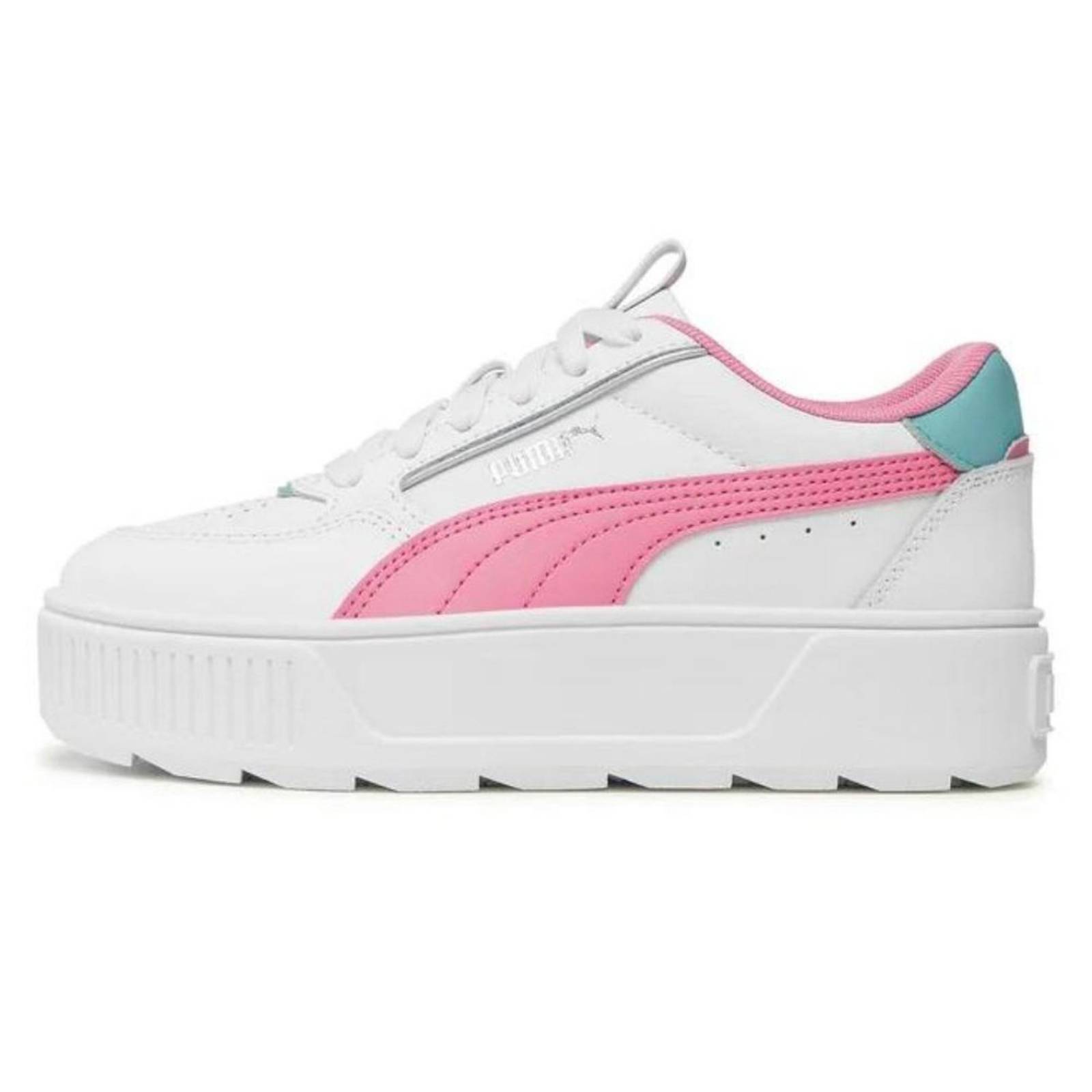 Tenis Puma Karmen Rebelle Jr White-Strawberry Mujer Juvenil 