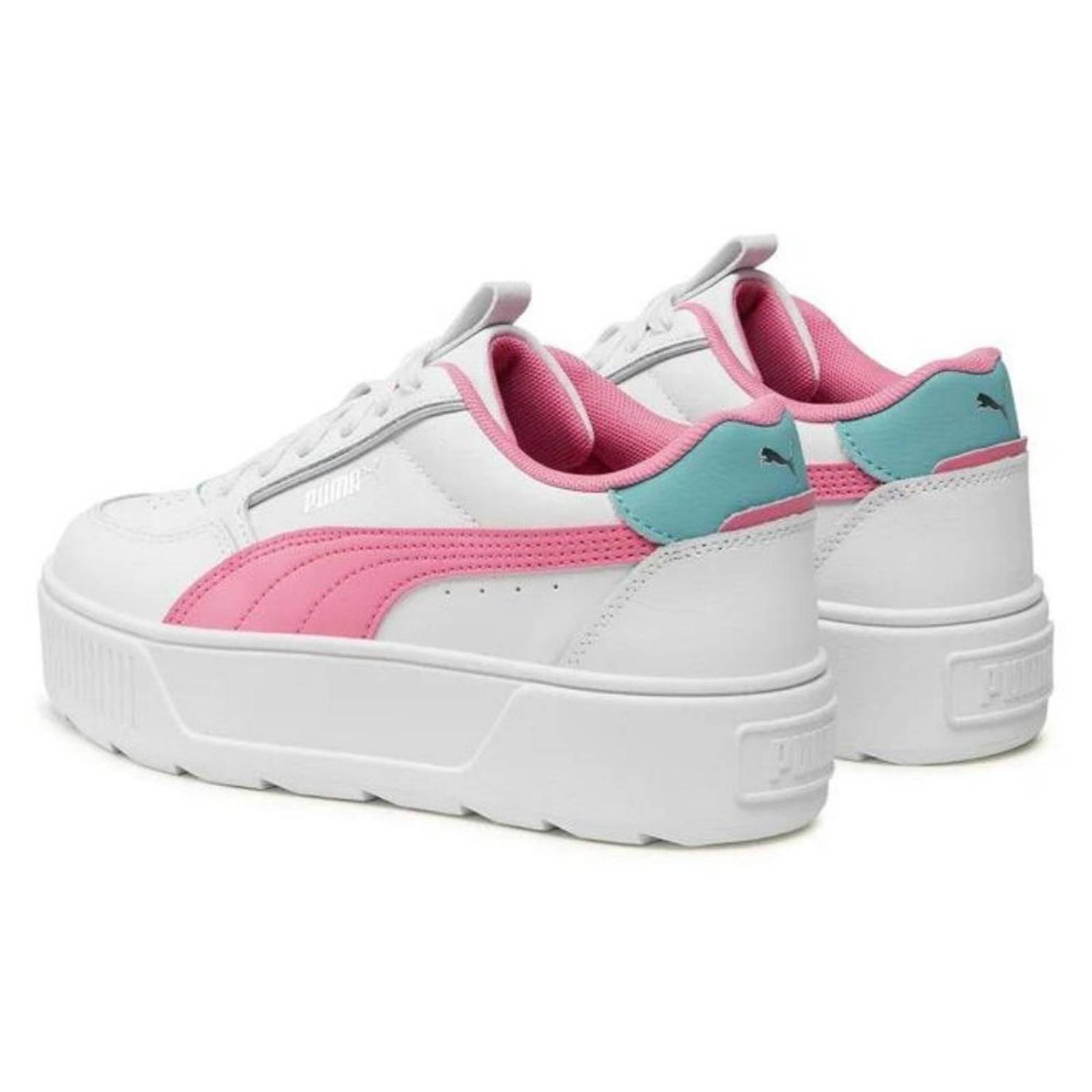 Tenis Puma Karmen Rebelle Jr White-Strawberry Mujer Juvenil 