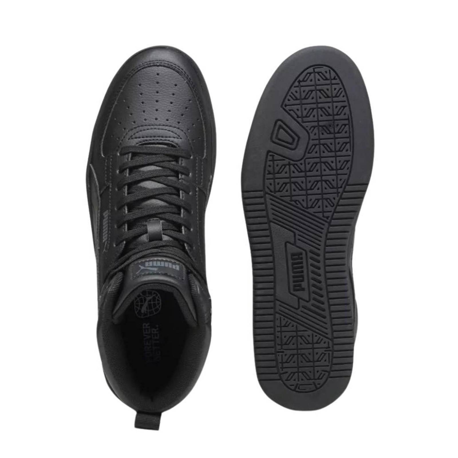 Tenis Puma Caven 2.0 Mid Black Hombre Casual 