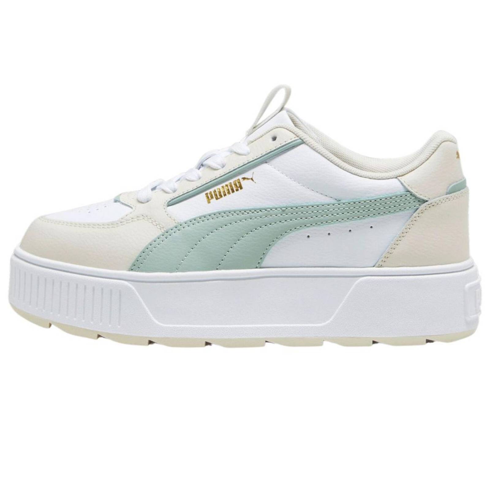 Tenis Puma Karmen Rebelle White/Green Mujer Juvenil