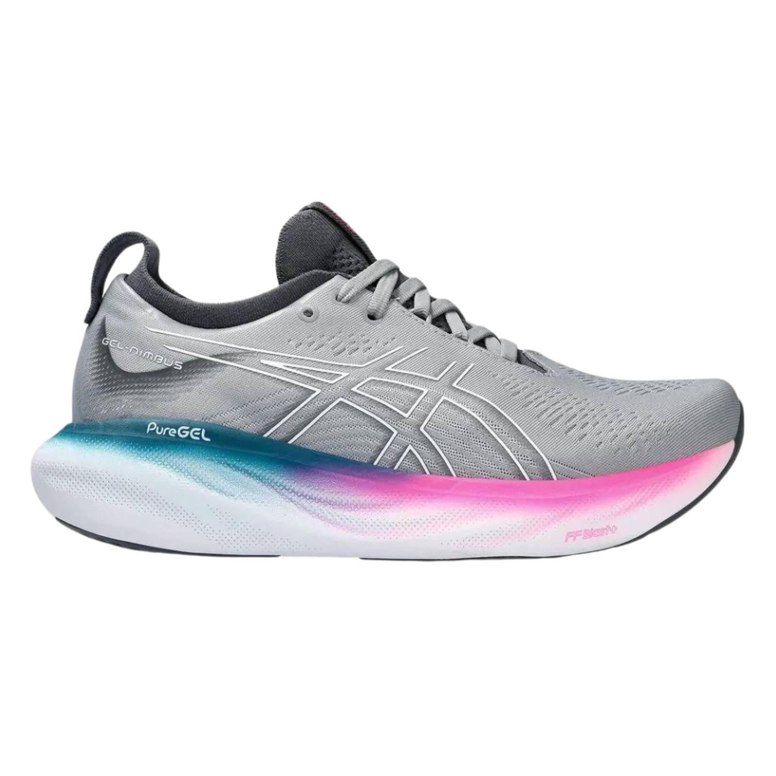 Asics gel nimbus 19 mujer plata online