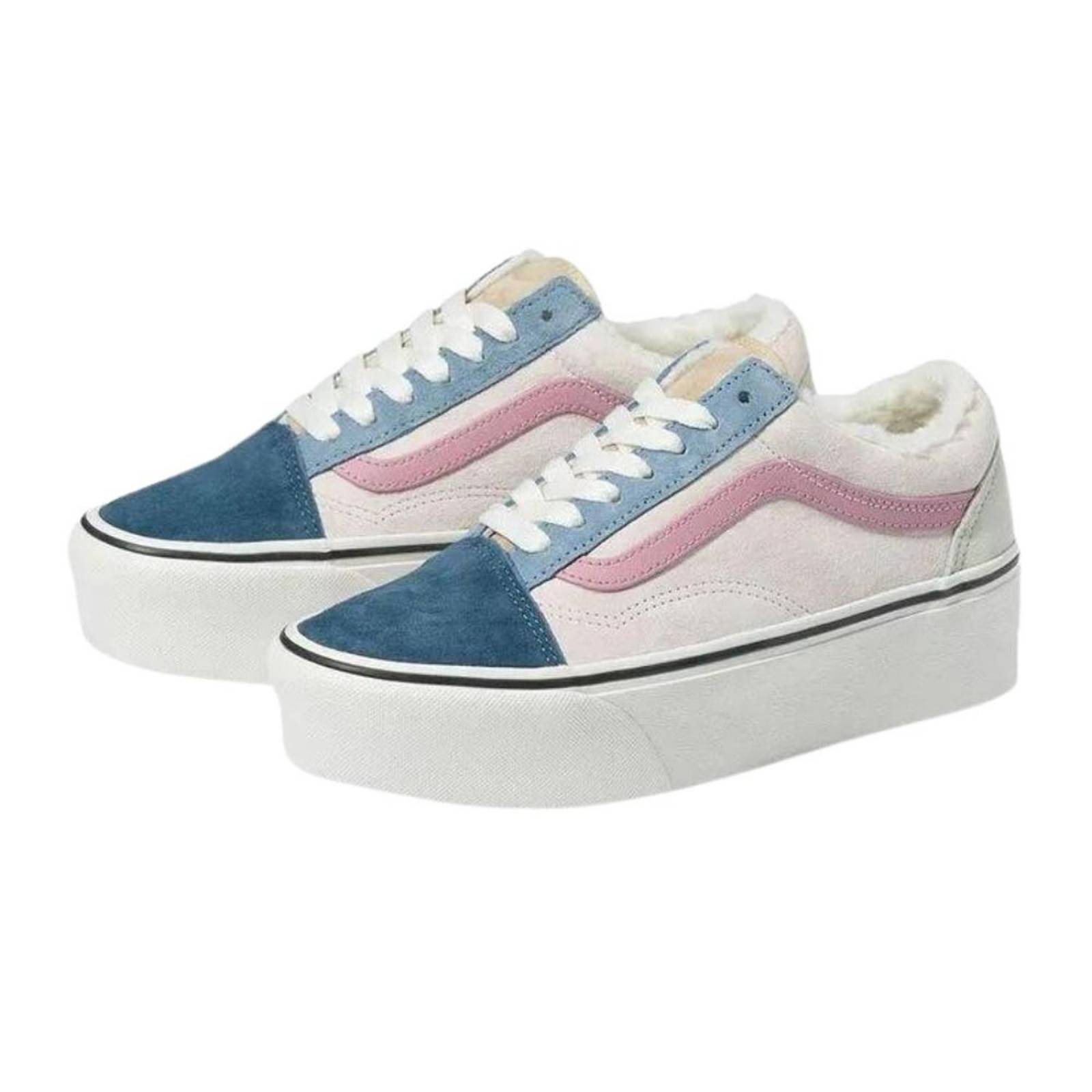 Tenis Vans UA Old Skool Stackform Mujer Moda Juvenil 