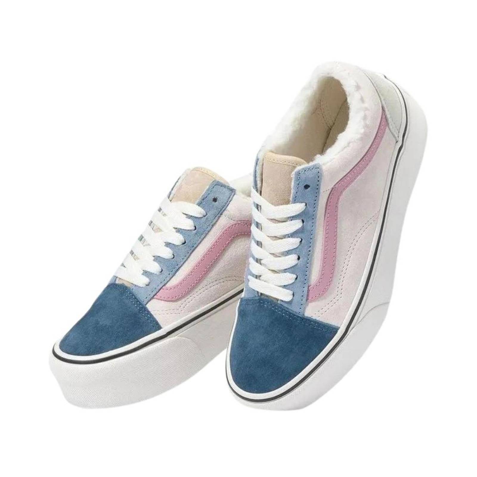 Tenis Vans UA Old Skool Stackform Mujer Moda Juvenil 