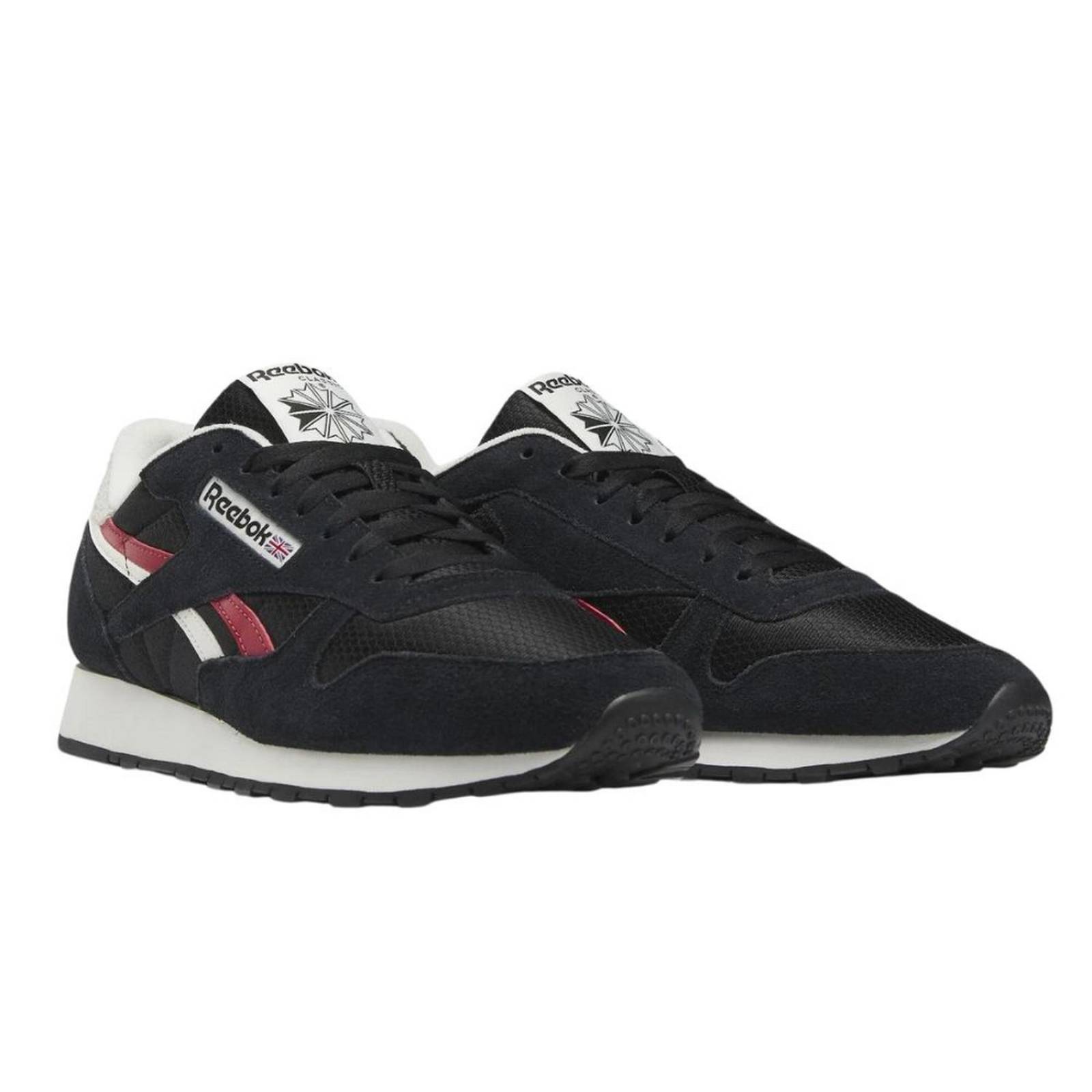 Tenis Reebok Classic Leather Core Black Unisex Casual 