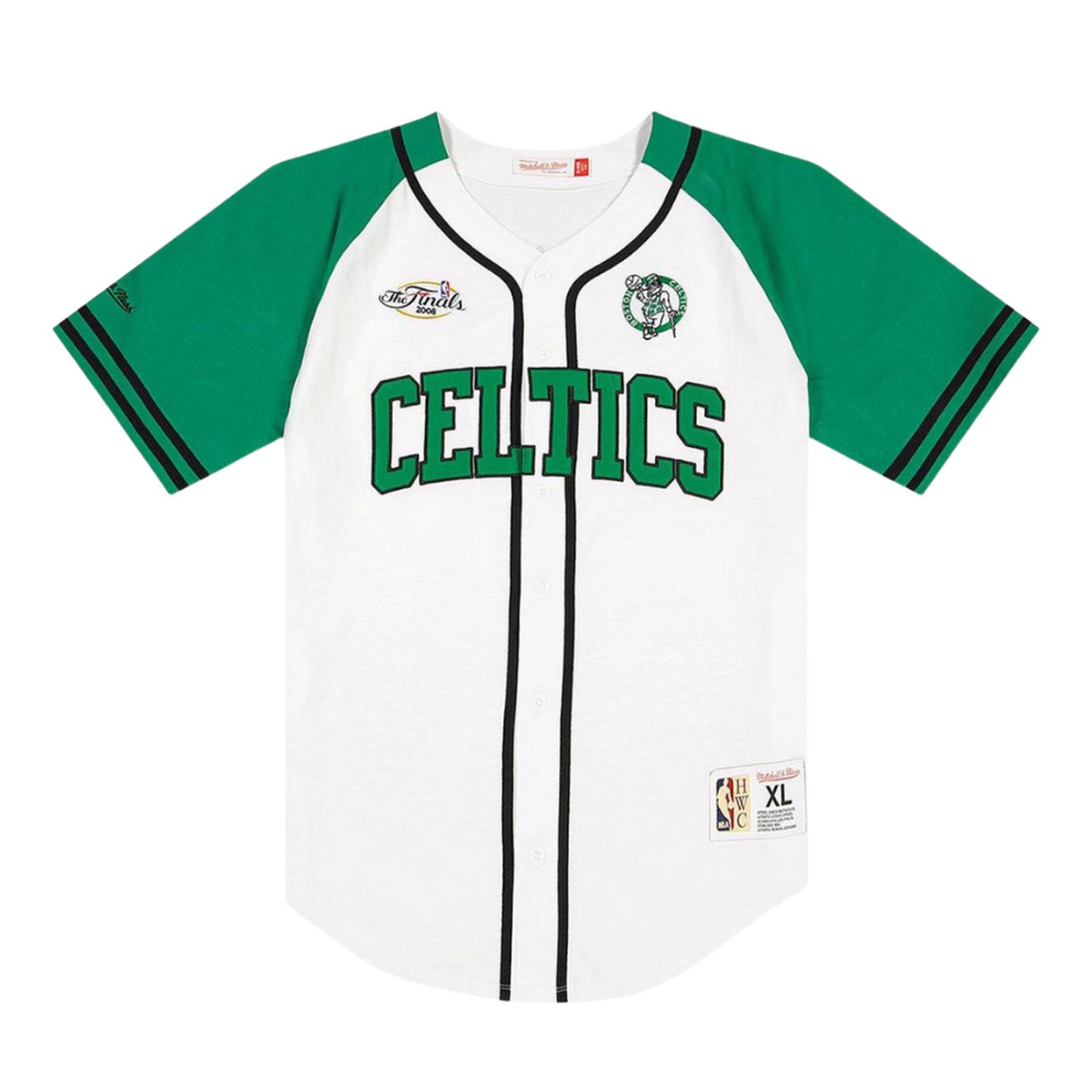 Jersey Mitchell & Ness Hombre Celtics Day Button NBA 