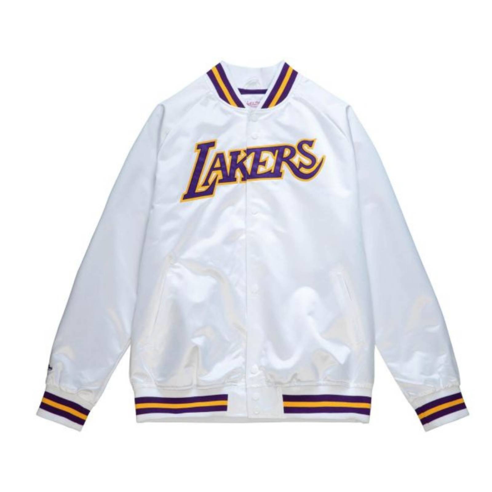 Chamarra Mitchell & Ness Hombre Lightweight Satin Angeles Lakers 