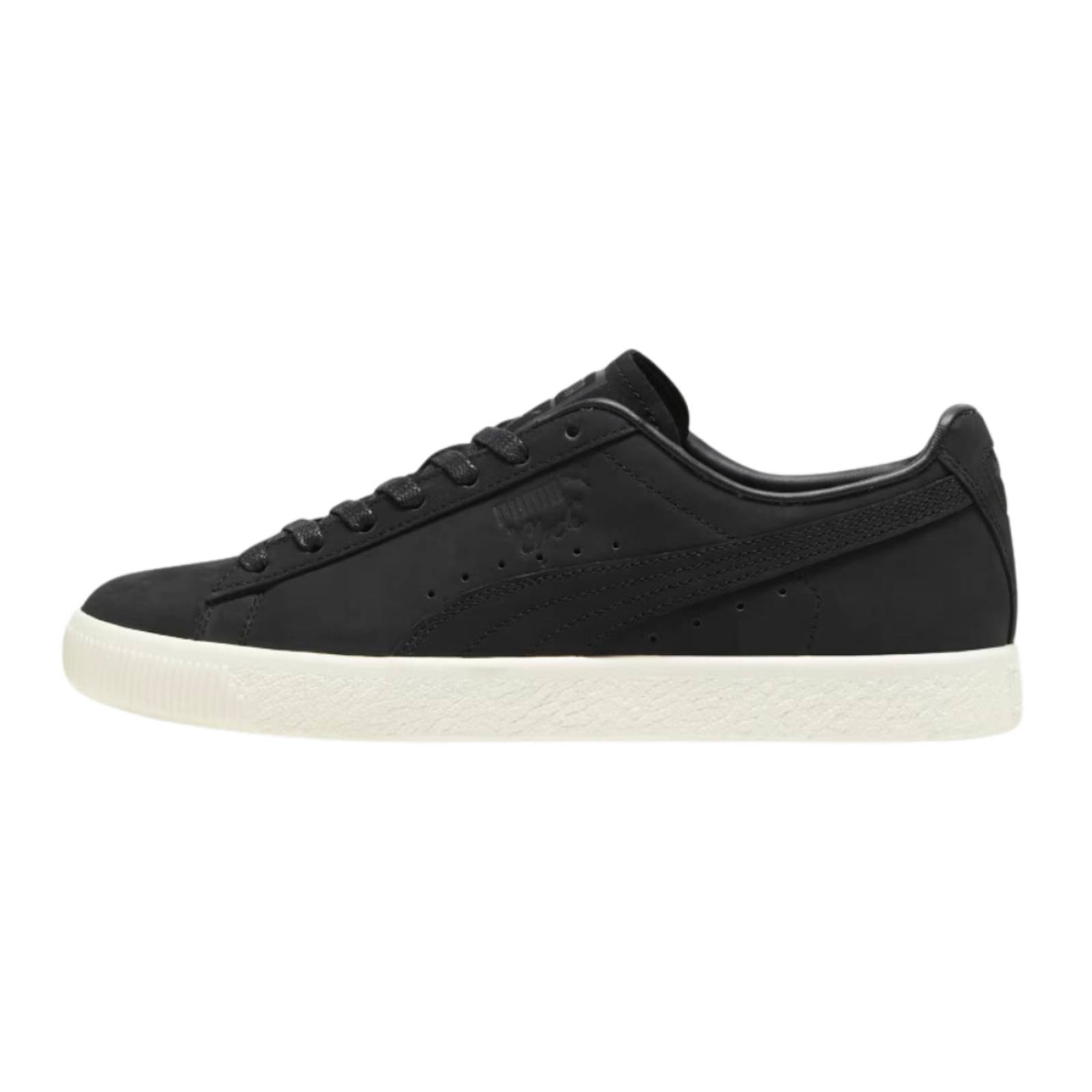 Puma clyde leather black hotsell