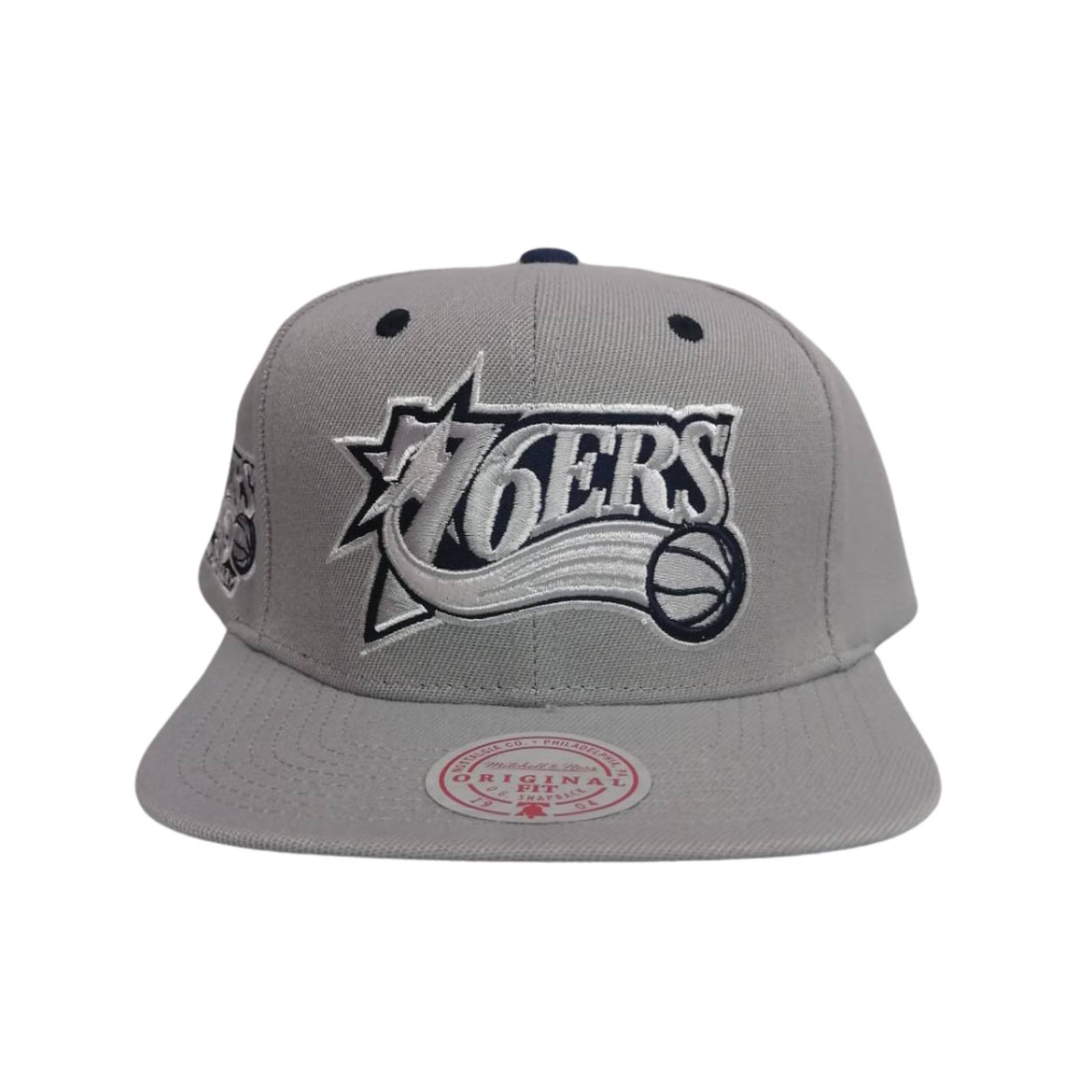 Gorra Mitchell & Ness Hombre Philadelphia 76ER Gris NBA 
