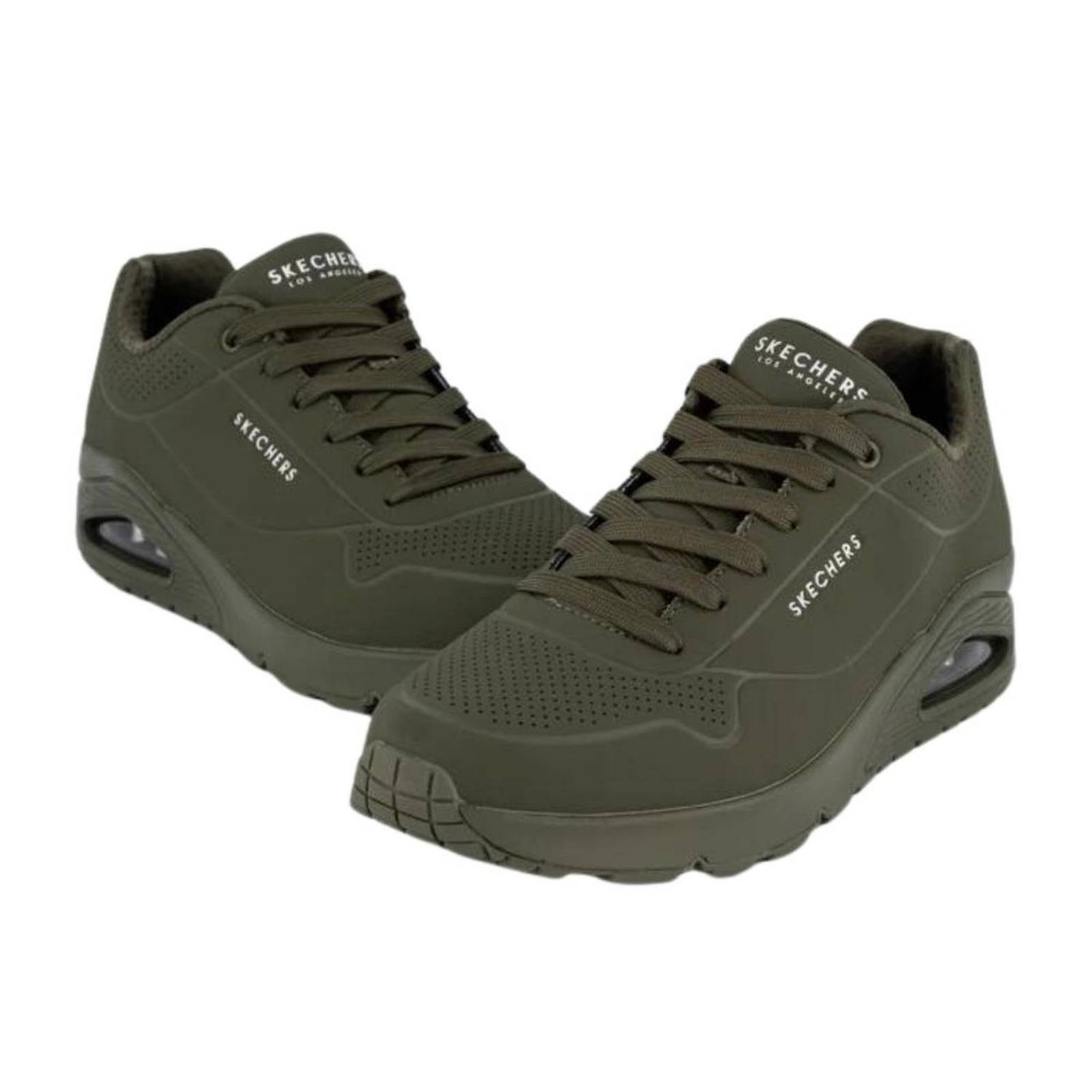 Tenis Skechers Street Uno Verde Hombre Casual 