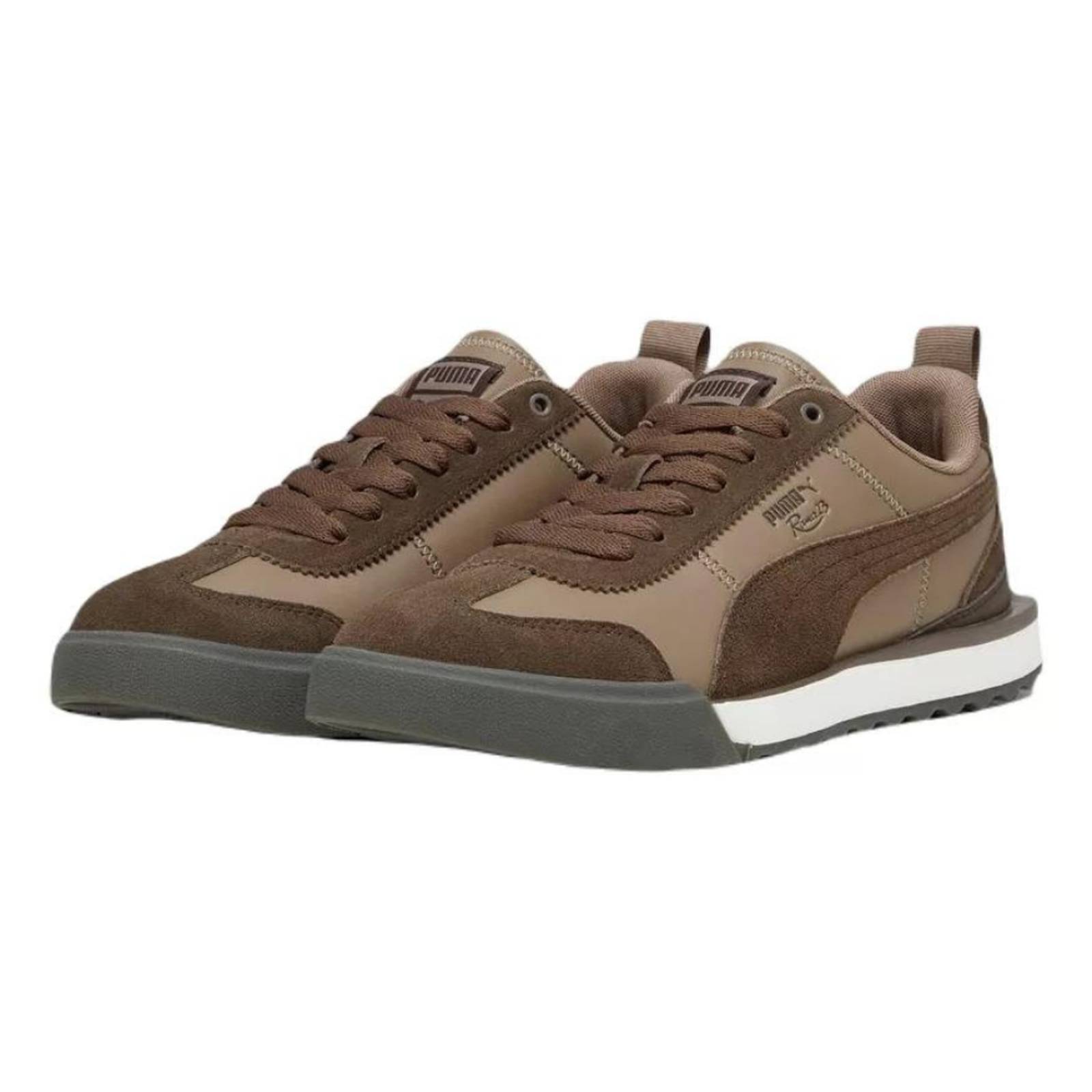 Tenis Puma Roma 23 Café Unisex Casual Moda 