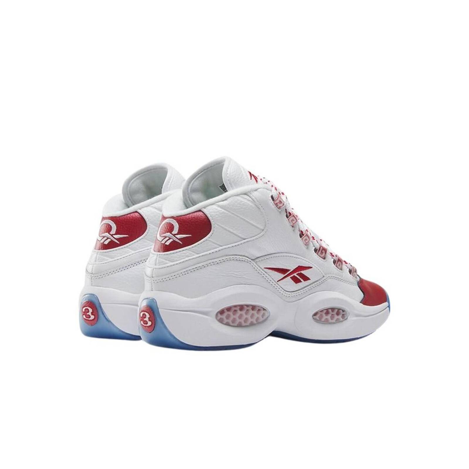 Tenis Reebok Question Mid Red Toe Hombre 