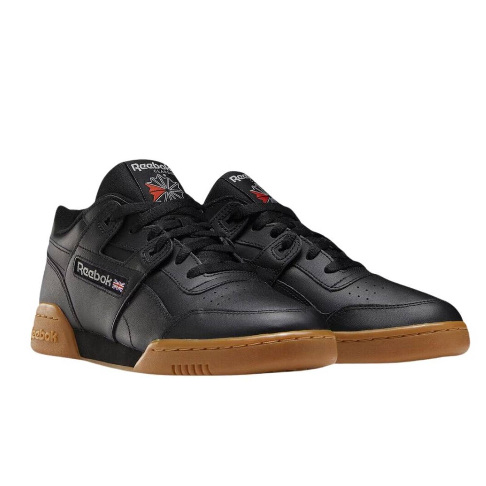 Tenis Reebok Workout Plus Black Unisex Moda Casual Juvenil 