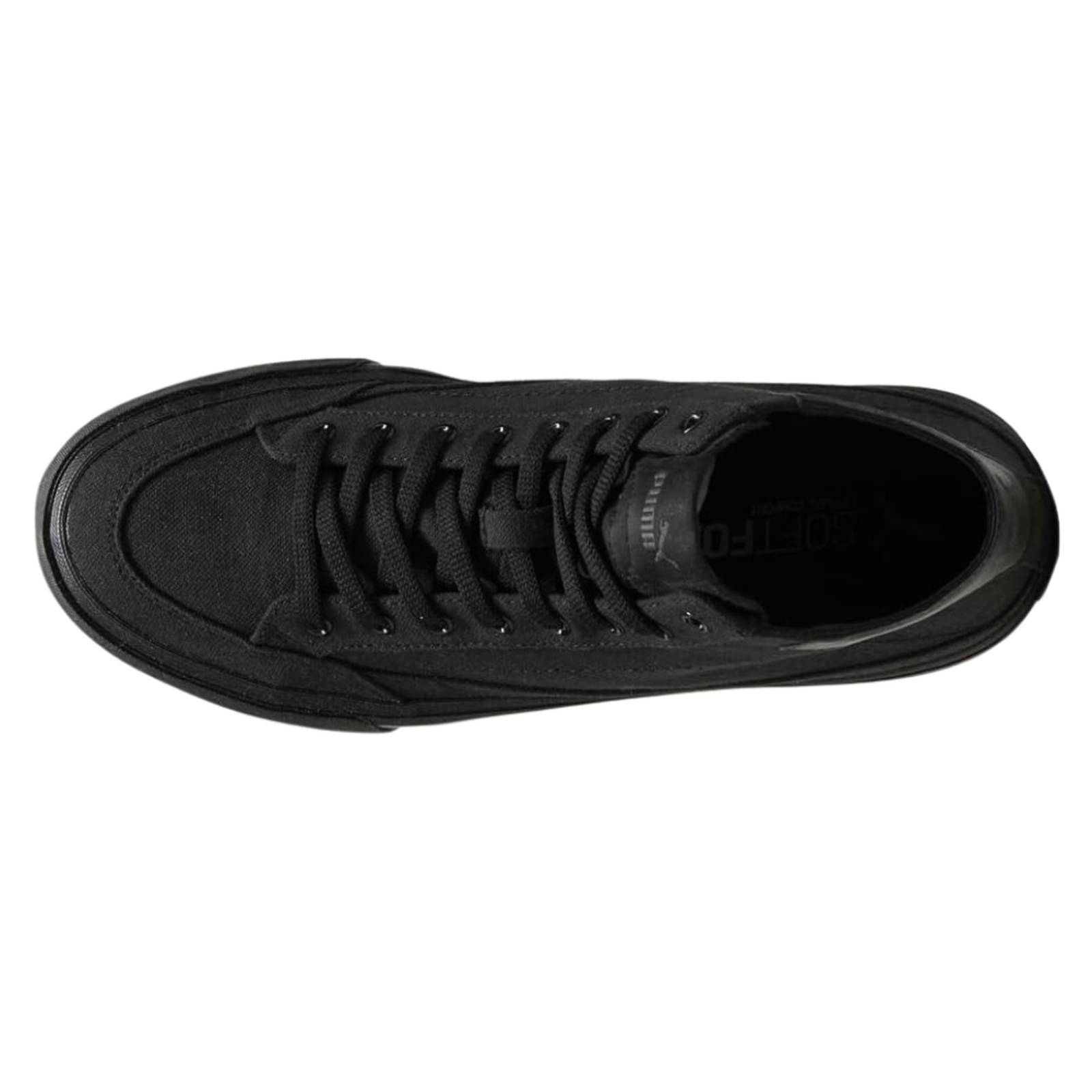 Tenis Puma Court Classic Vulc Mid Negro Unisex Casual 