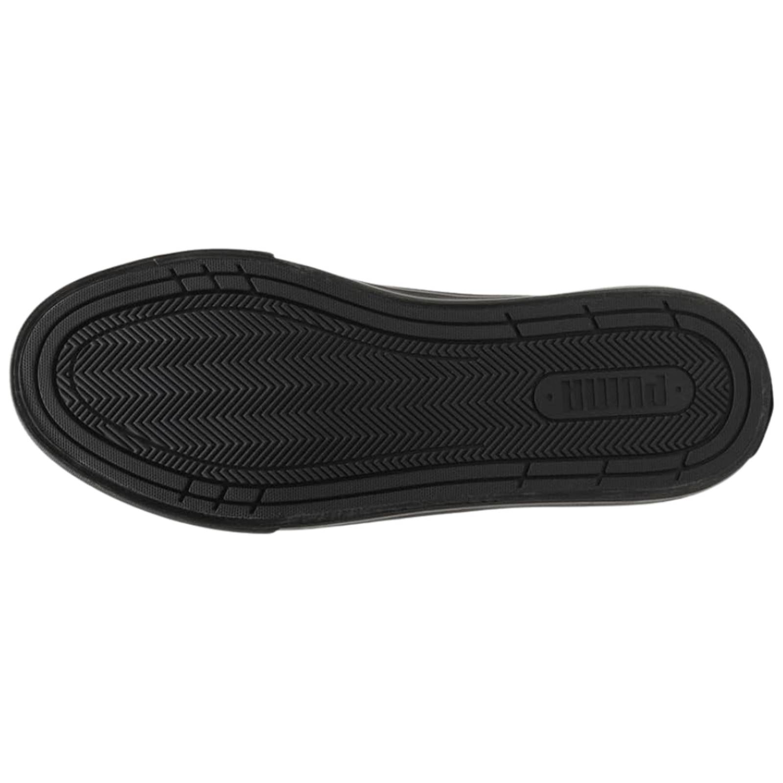 Tenis Puma Court Classic Vulc Mid Negro Unisex Casual 