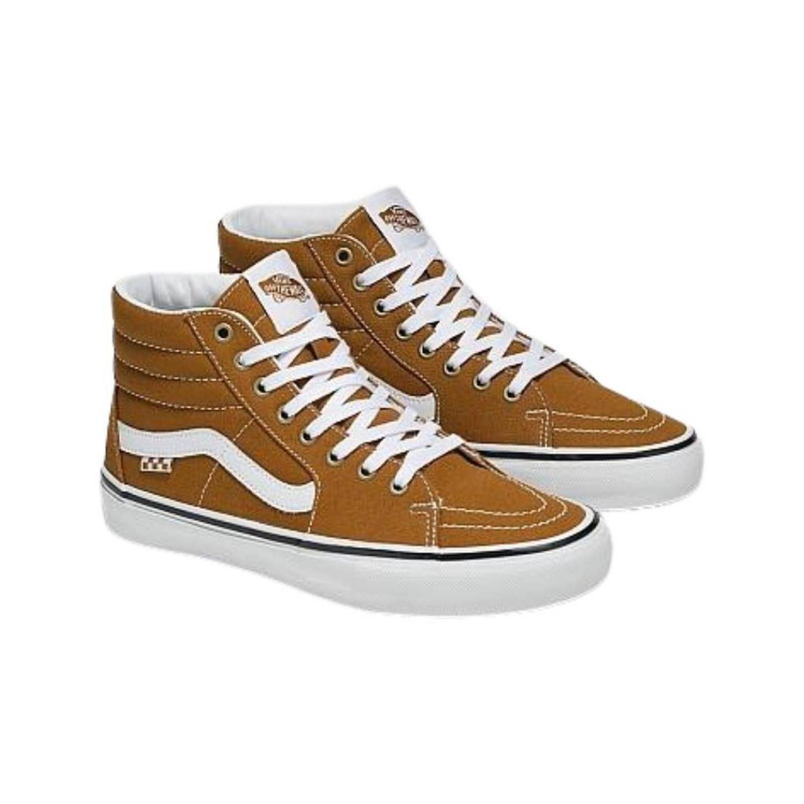 Tenis Vans MN Skate SK8-HI Marron Unisex Moda Urbana 
