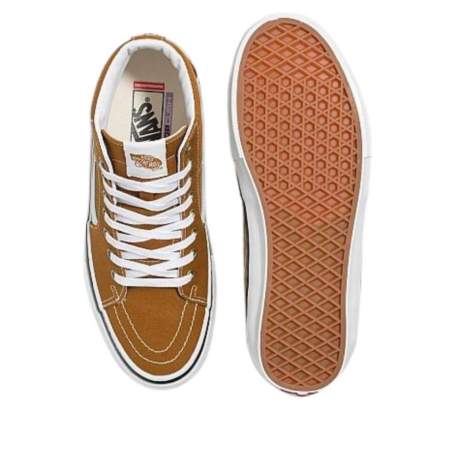 Tenis Vans MN Skate SK8-HI Marron Unisex Moda Urbana 